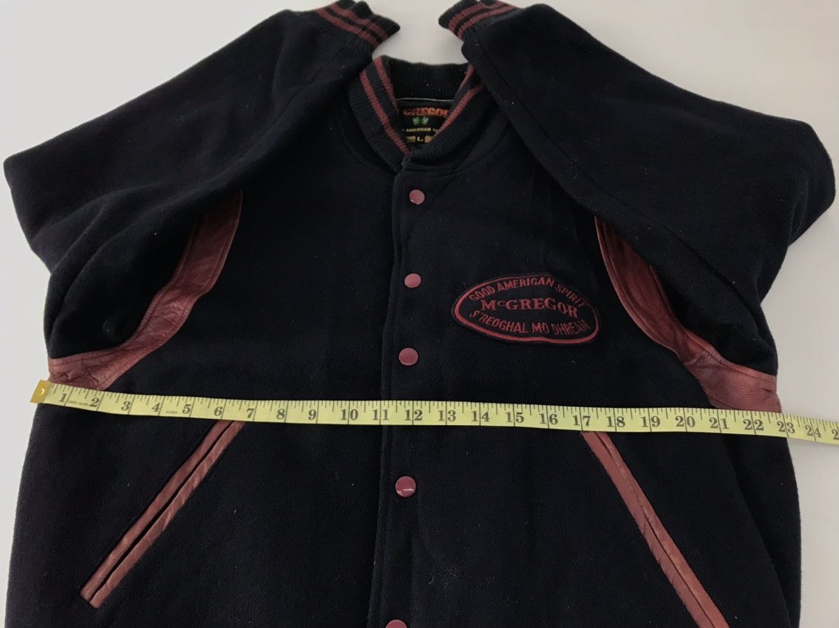 Vintage McGregor Varsity Jacket Wool Sleeve Quilted Padded Inner Size US L / EU 52-54 / 3 - 11 Thumbnail