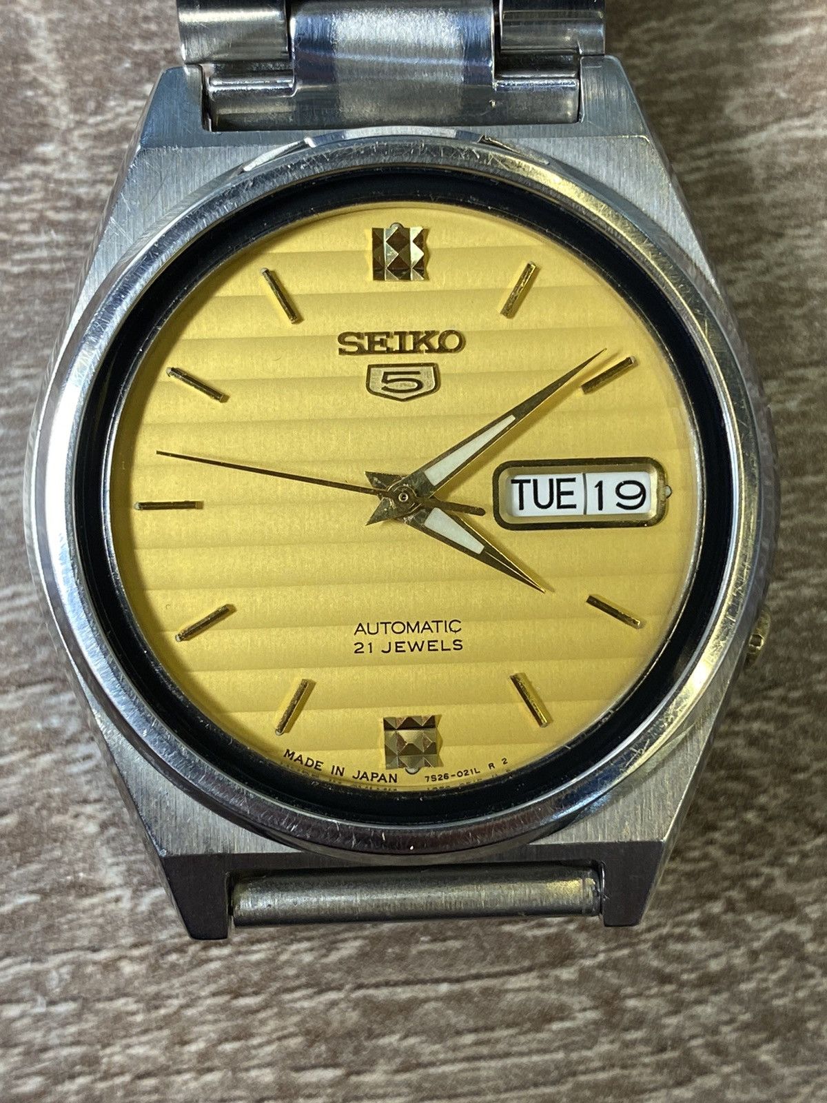 image of Archival Clothing x Seiko Automatic Watches in Silver/Gold, Men's