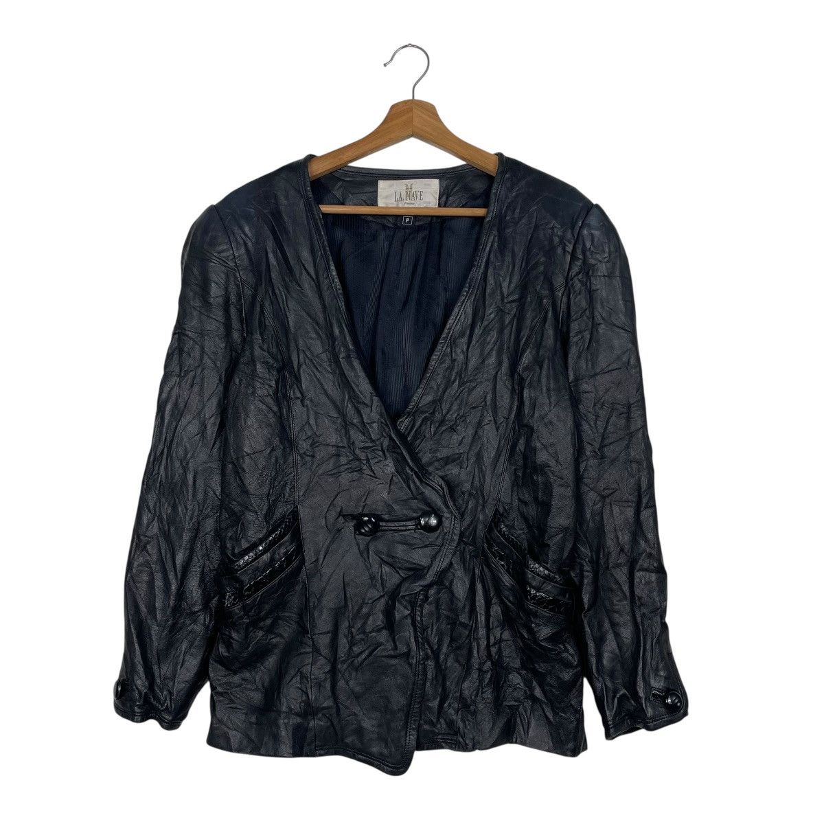 Other La Nave Femme Leather Jacket Size M / US 6-8 / IT 42-44 - 1 Thumbnail