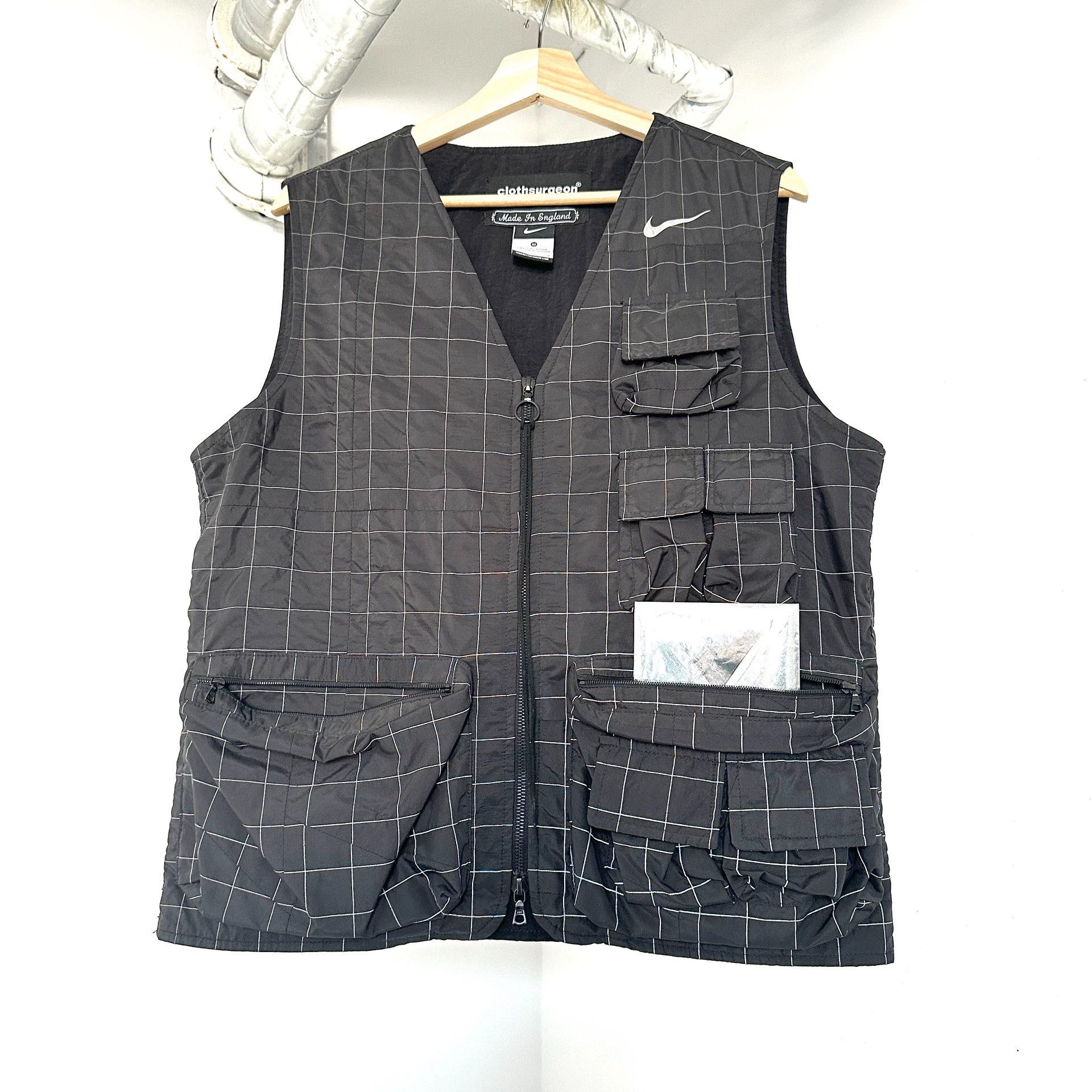 Nike Nike X Clothsurgeon 3M Reflective Multi-Pocket Tech Vest M Size US M / EU 48-50 / 2 - 1 Thumbnail