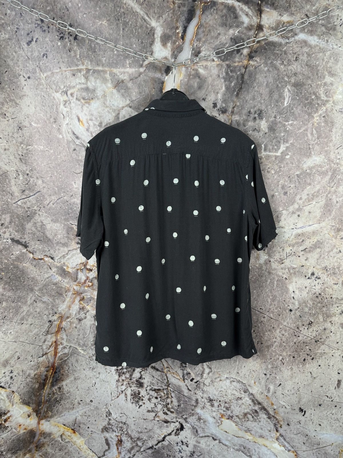 Allsaints Men’s Allsaints Planet Dot SS Shirt Button Up Streetwear Size US M / EU 48-50 / 2 - 11 Thumbnail