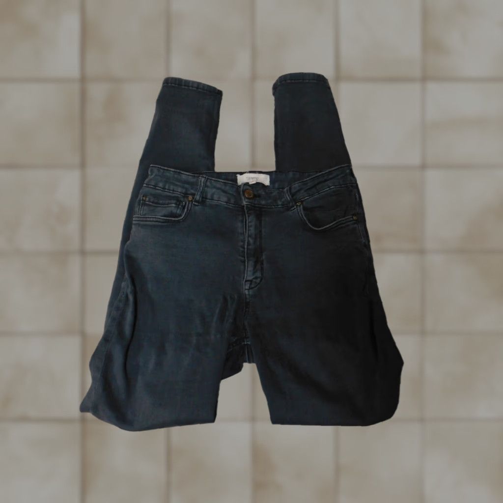 Mango Mango Jeans Womens 8 Blue Skinny High Waist Denim Zip Pockets Regular 29in Inseam Women Size 30" / US 8 / IT 44 - 1 Thumbnail