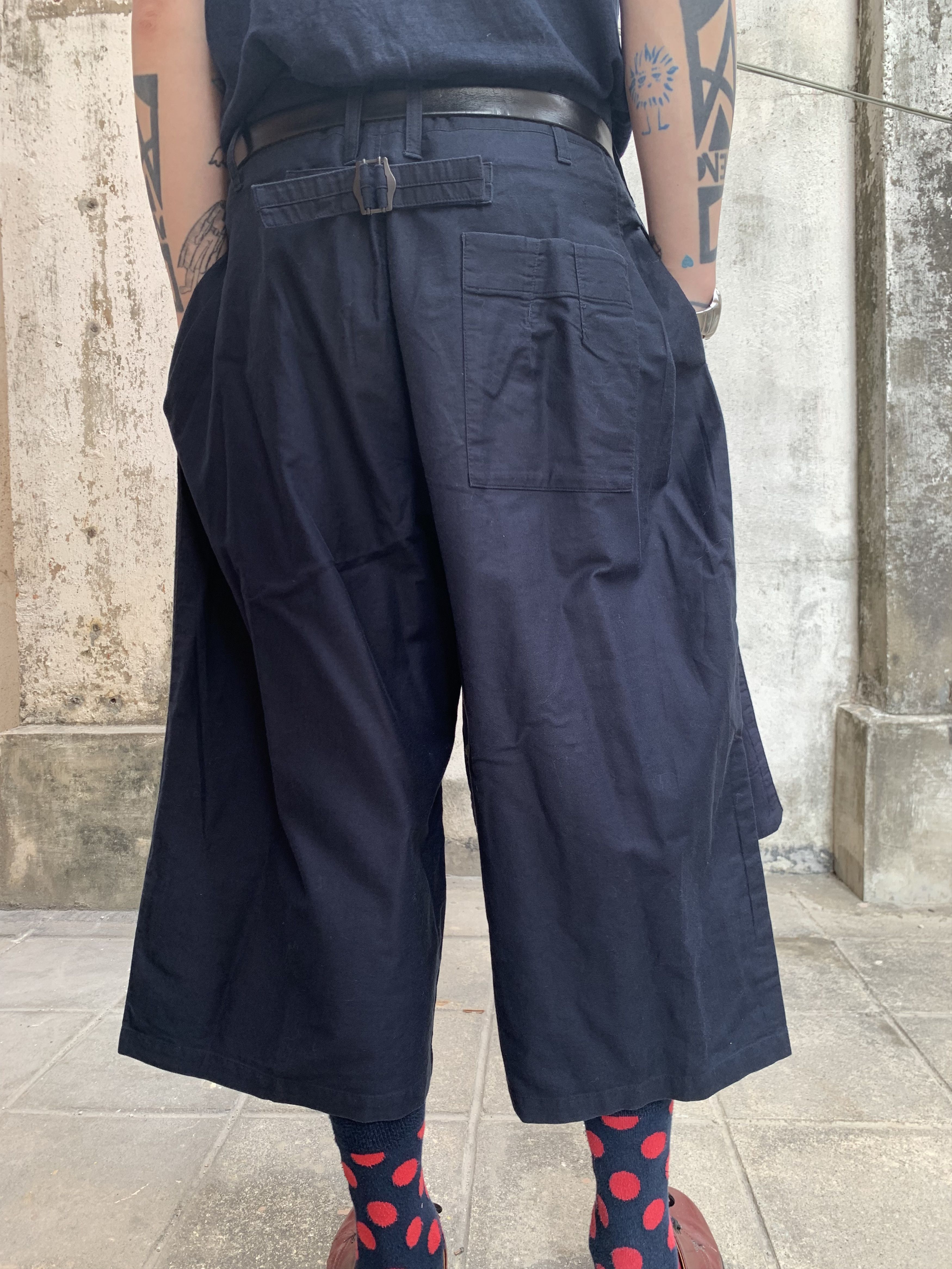 Yohji Yamamoto Yohji Yamamoto Pour Homme SS17 Runway Layered Cropped Pants Size US 36 / EU 52 - 5 Thumbnail