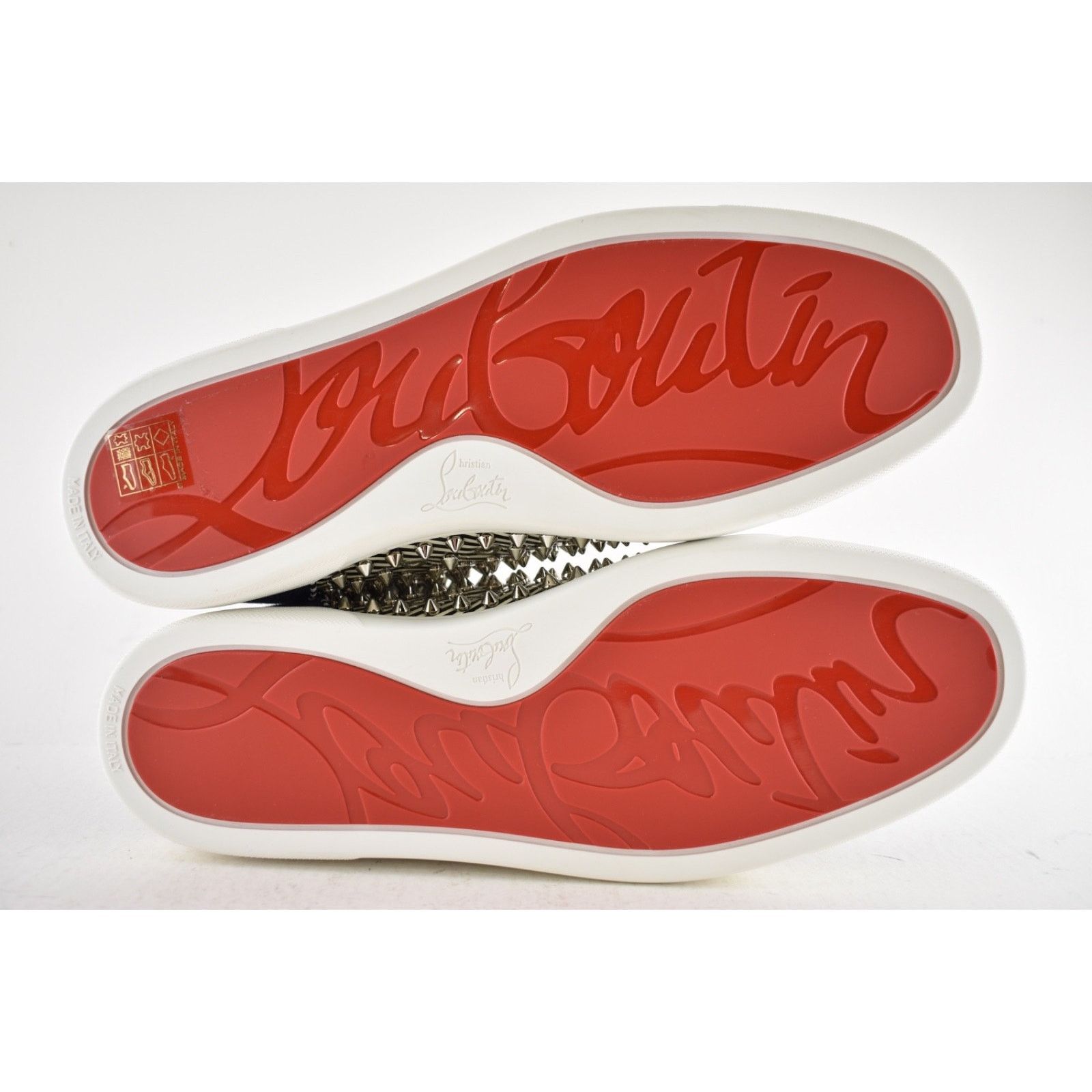 Christian Louboutin Christian Louboutin Louis Orlato Flat Spike Black White Size US 11 / EU 44 - 12 Thumbnail