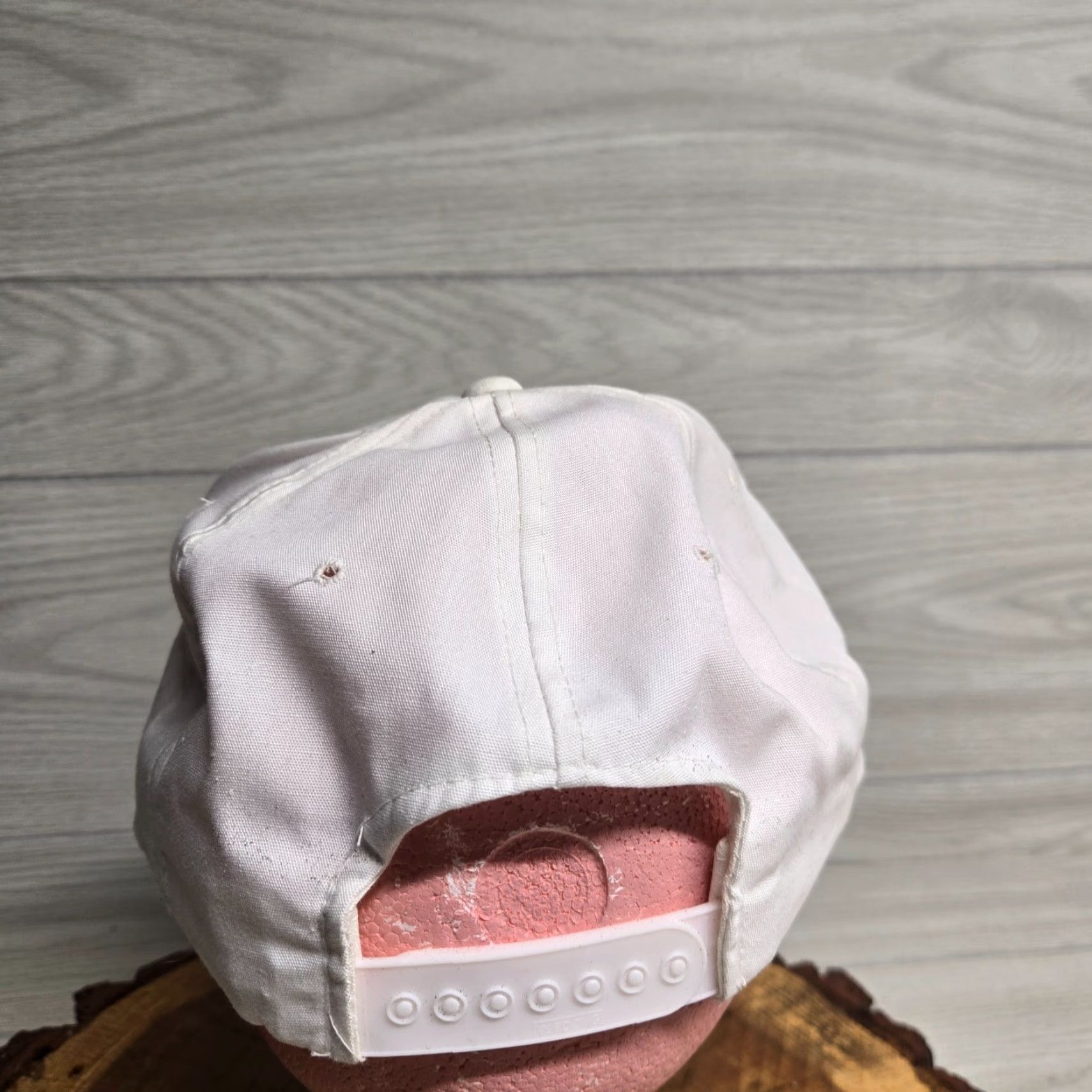 Vintage VINTAGE Snap-Back Trucker Hat Men One Size White 90s Jerr-Dan Glenn's Auto Nashville TN Tennessee Size ONE SIZE - 4 Thumbnail