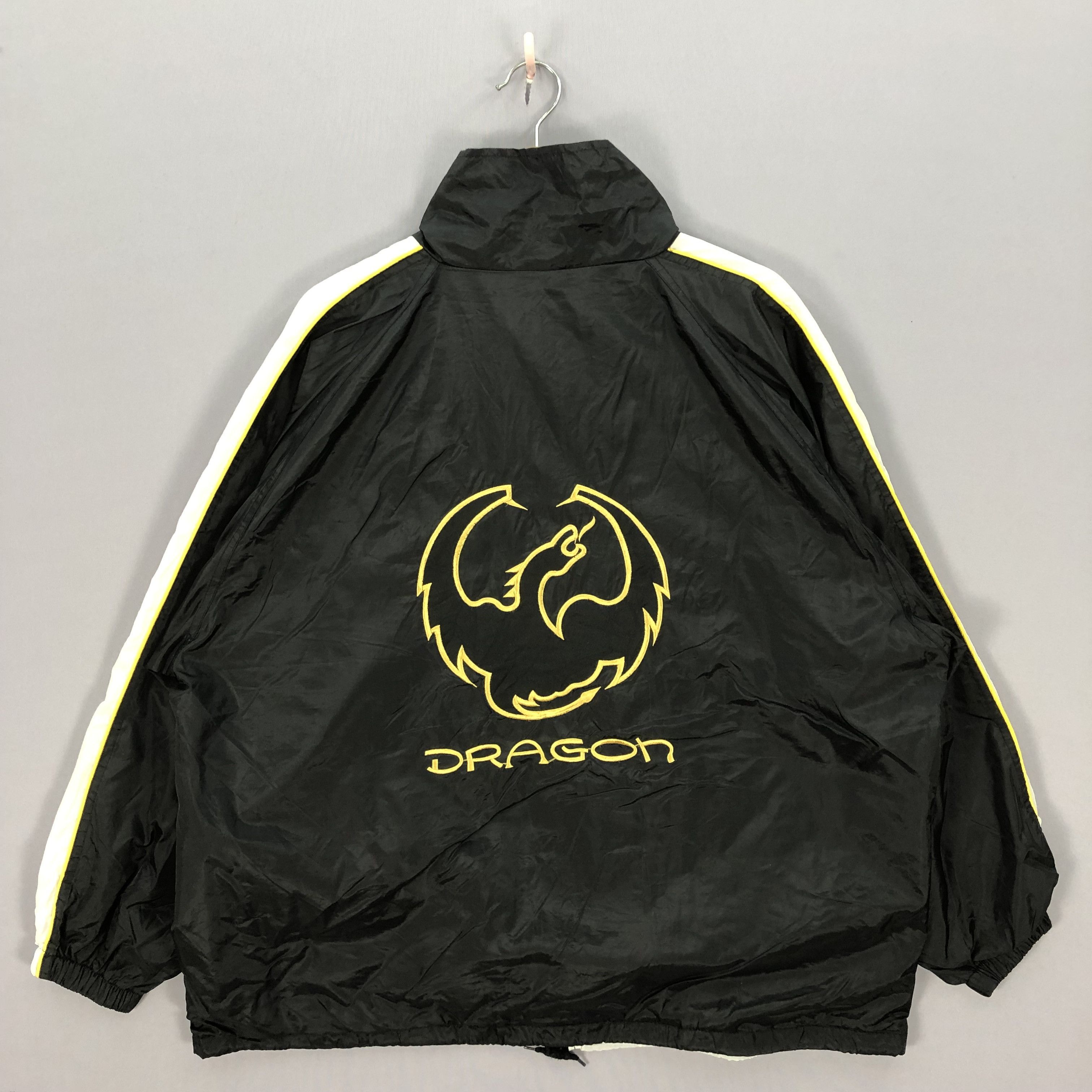 Japanese Brand × Vintage Vintage Dragon Zipper Windbreaker Jackets Size US XL / EU 56 / 4 - 1 Thumbnail