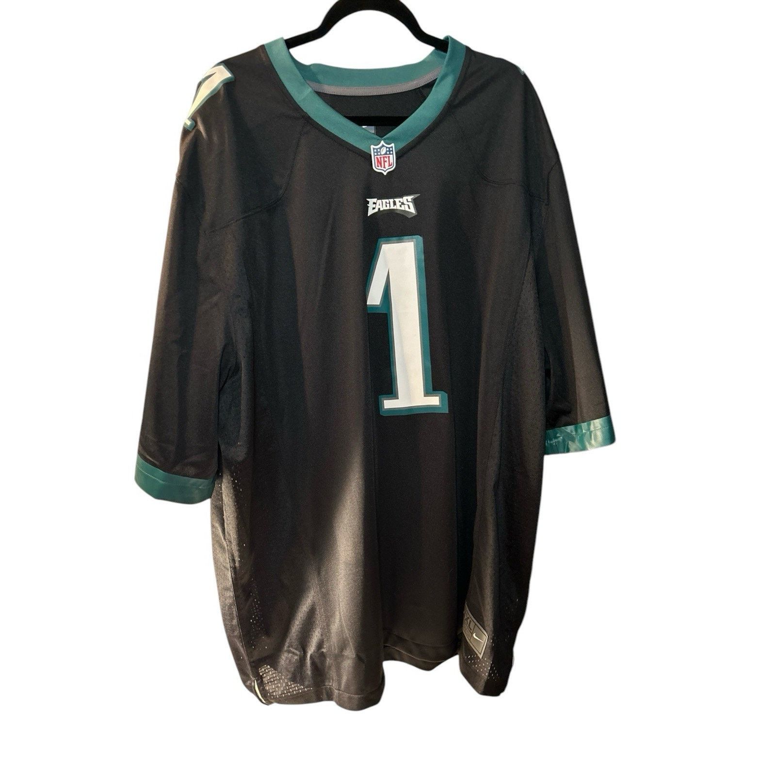Nike Nike Jalen Hurts Eagles Jersey 3XL Black Vapor Size US XXL / EU 58 / 5 - 1 Thumbnail