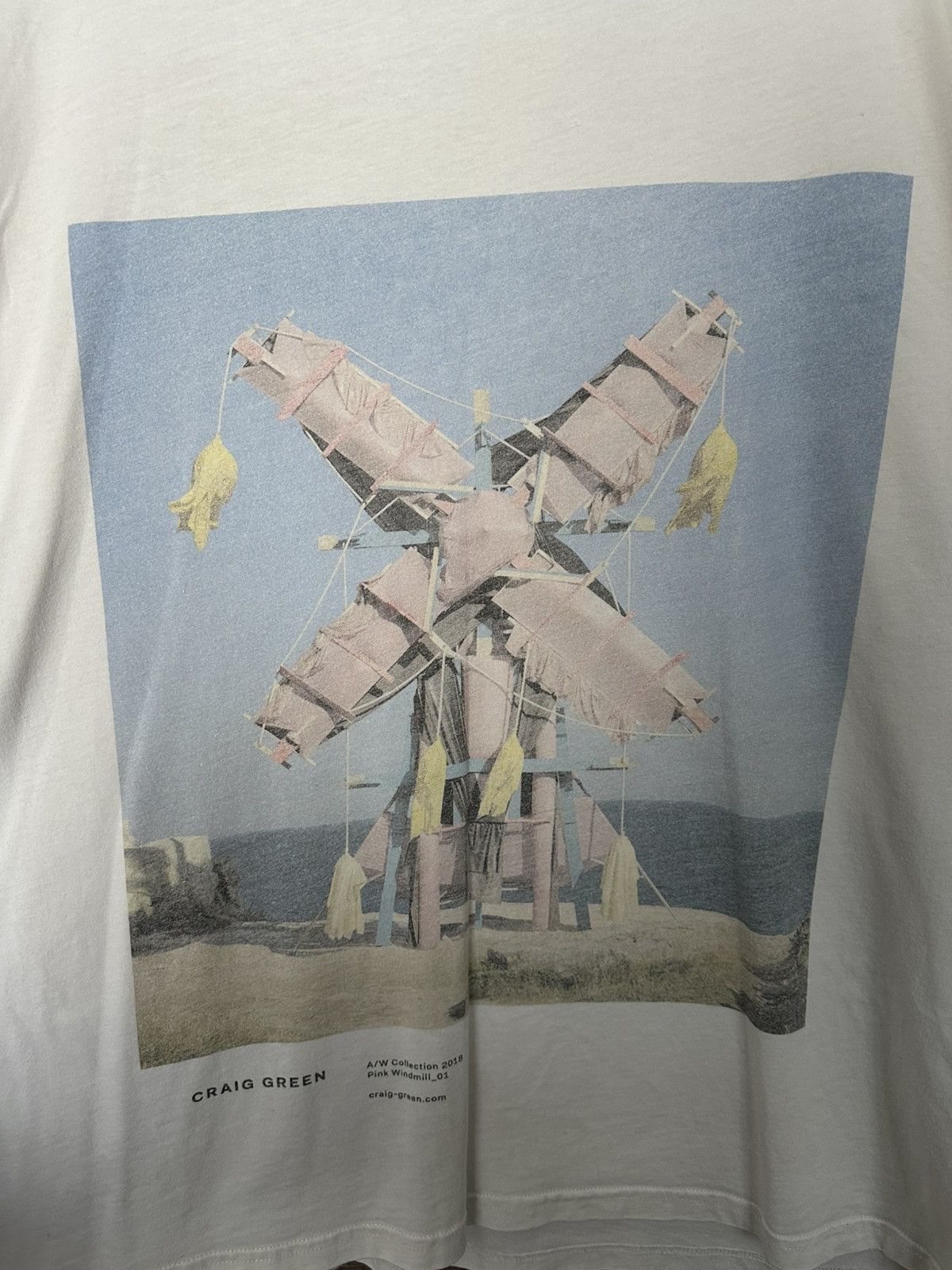 Craig Green A/W 2018 Craig Green Windmill Logo T-Shirt Size US XL / EU 56 / 4 - 6 Thumbnail