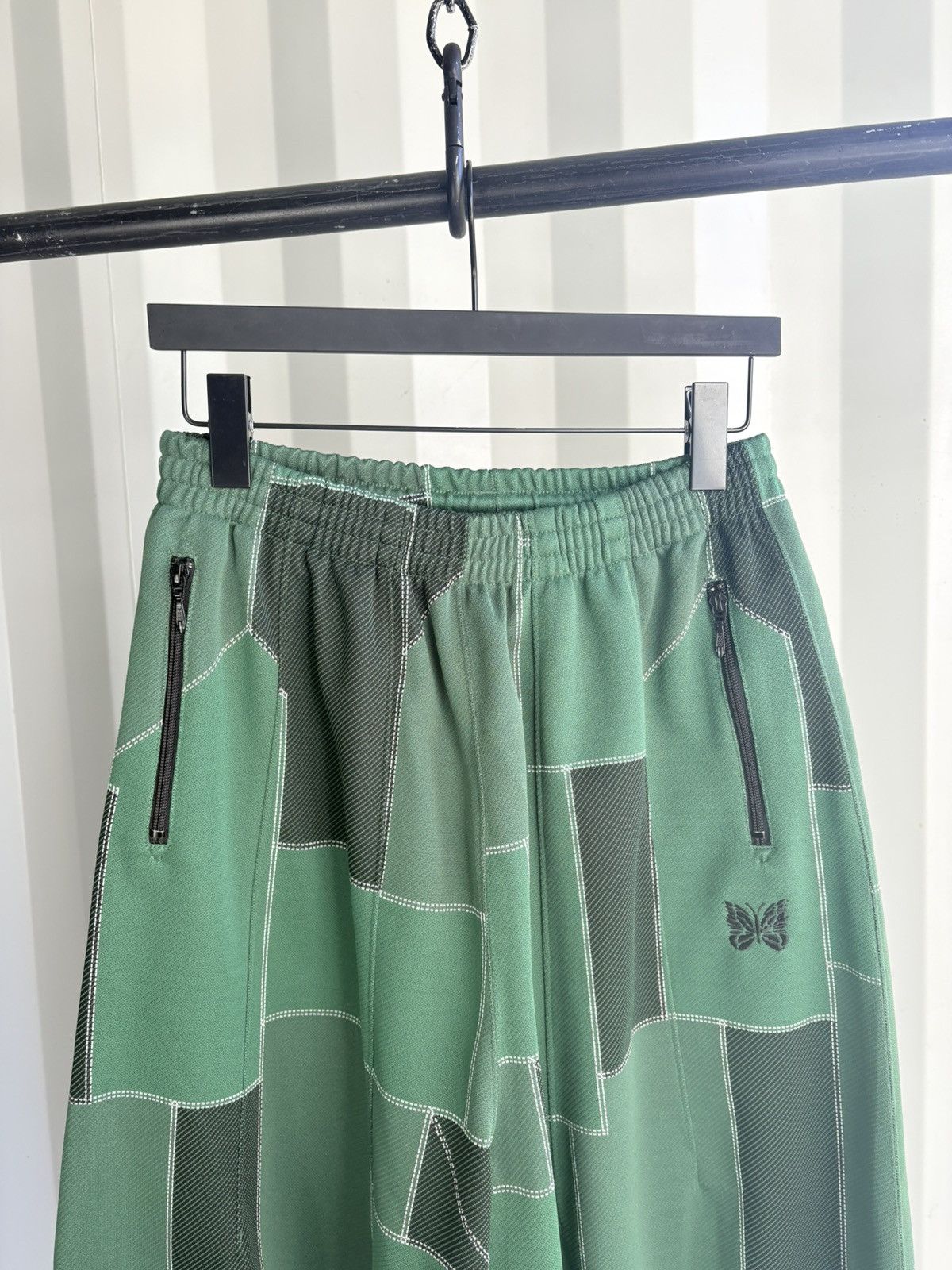 Needles Patchwork HD Wide Leg Track Pants Size US 30 / EU 46 - 2 Thumbnail