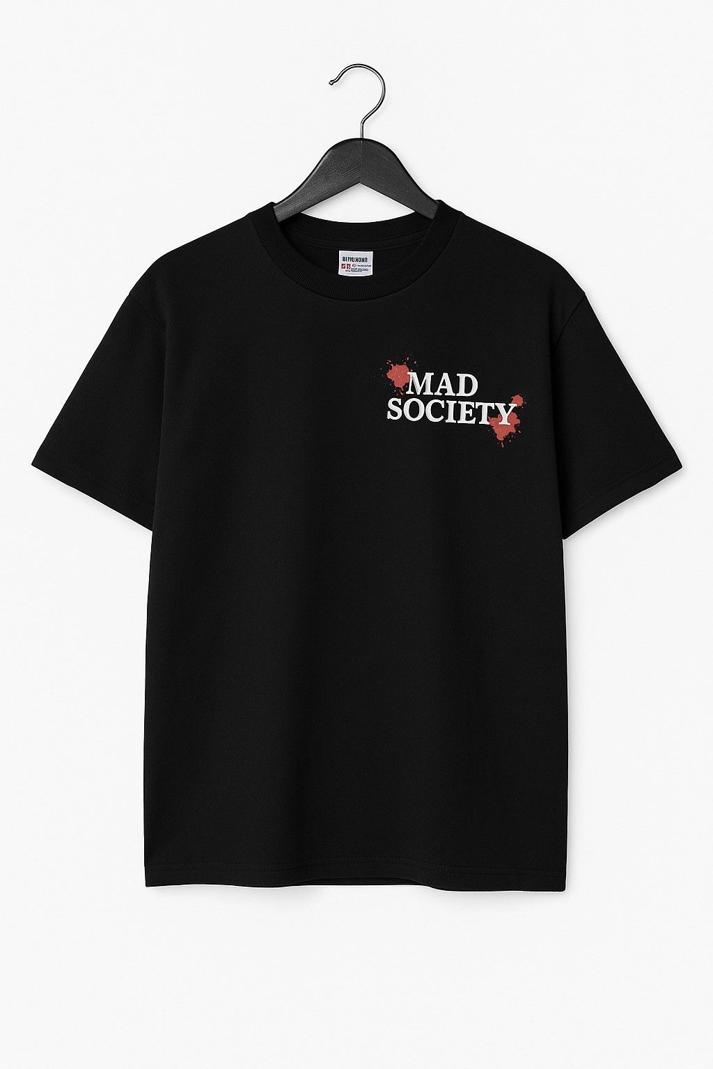 Band Tees Vintage Mad Society Skeleton Grunge Punk Made In Usa Size US M / EU 48-50 / 2 - 2 Thumbnail