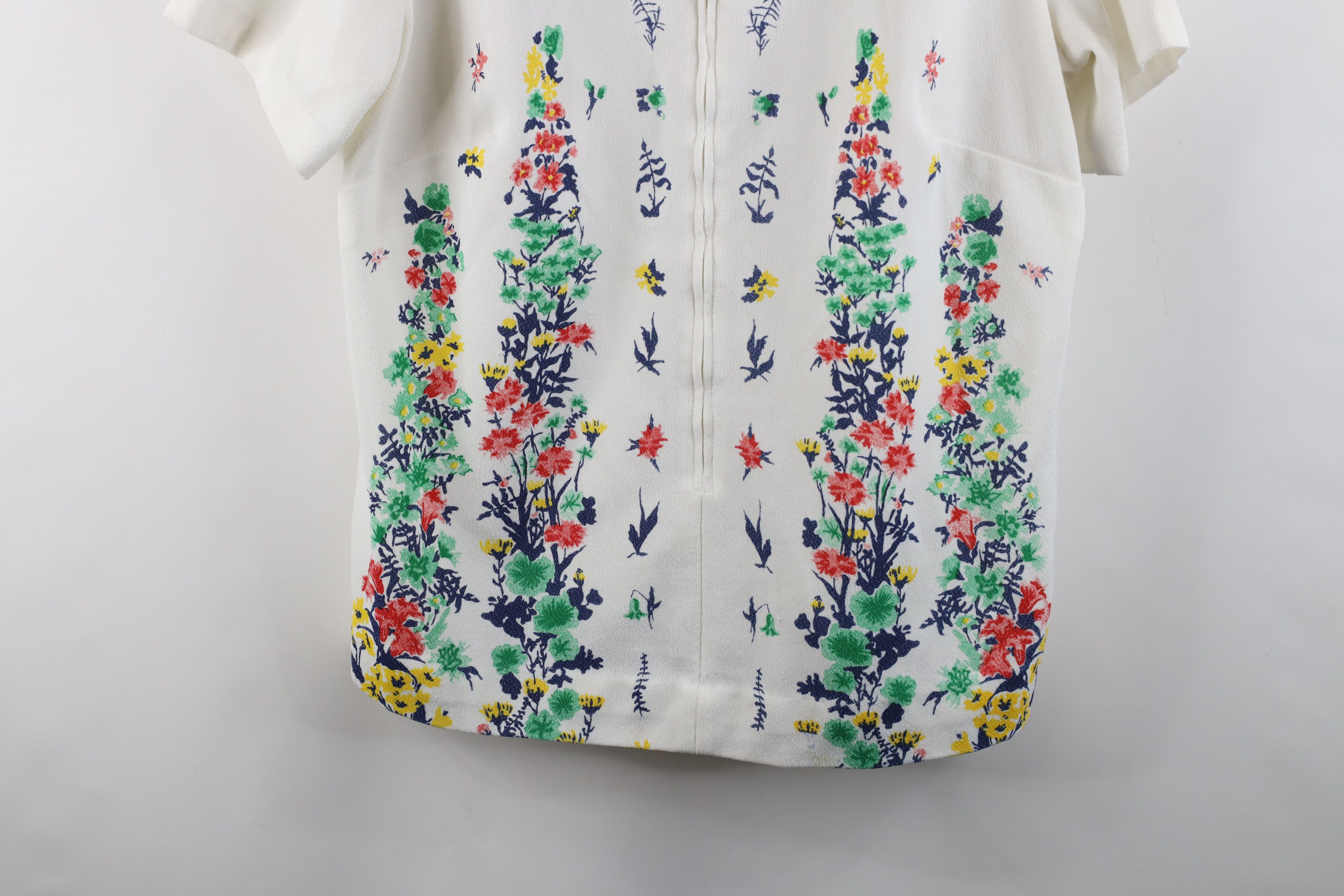 Vintage Vintage 70s Mid Century Modern MCM Collared Zip Polo Shirt Size 3XL / US 20-22 - 3 Thumbnail