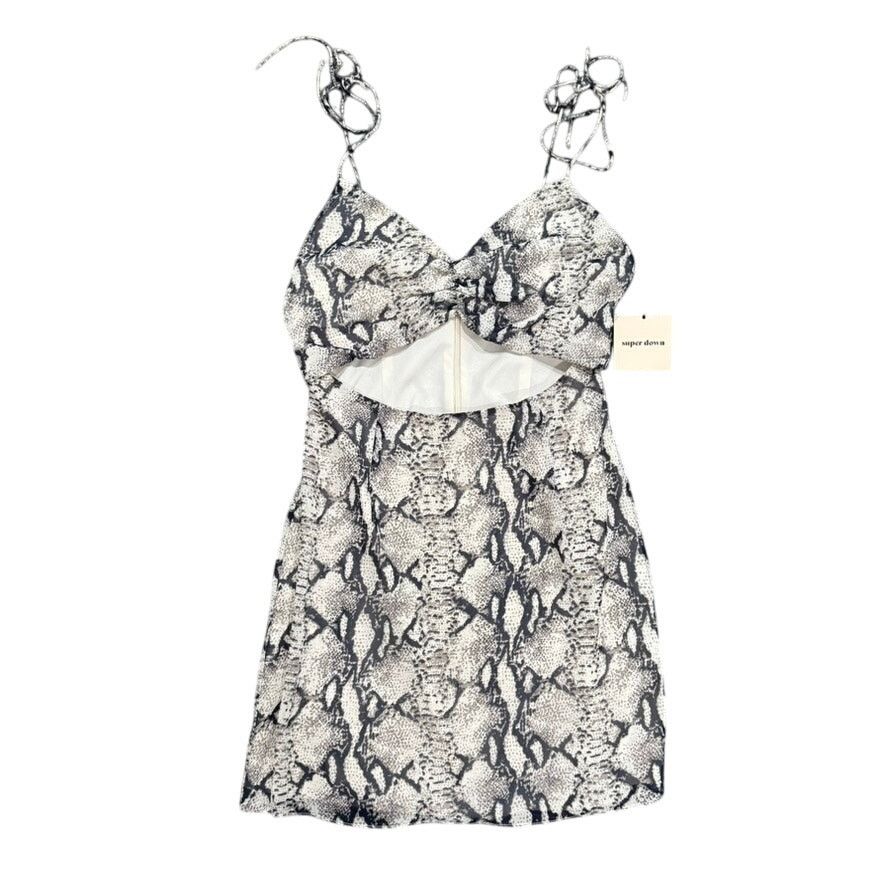 superdown Superdown Racine Snake Skin Flare Dress, Size S Size S / US 4 / IT 40 - 3 Thumbnail