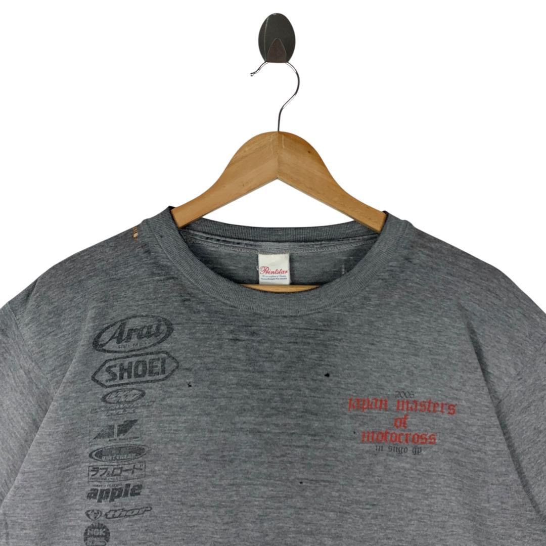 Other Vintage thrash JAPAN MASTER OF MOTOCROSS Big printed tee Size US L / EU 52-54 / 3 - 3 Thumbnail