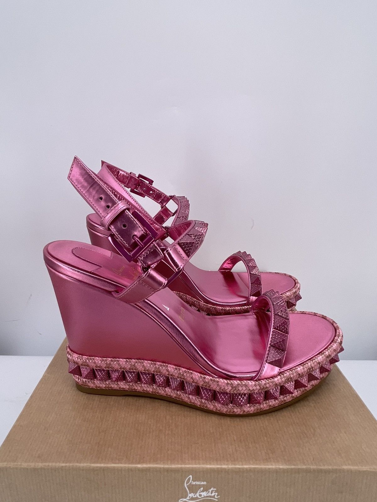 Christian Louboutin Christian Louboutin Pyraclou 110mm size 39 Size US 9 / IT 39 - 3 Thumbnail