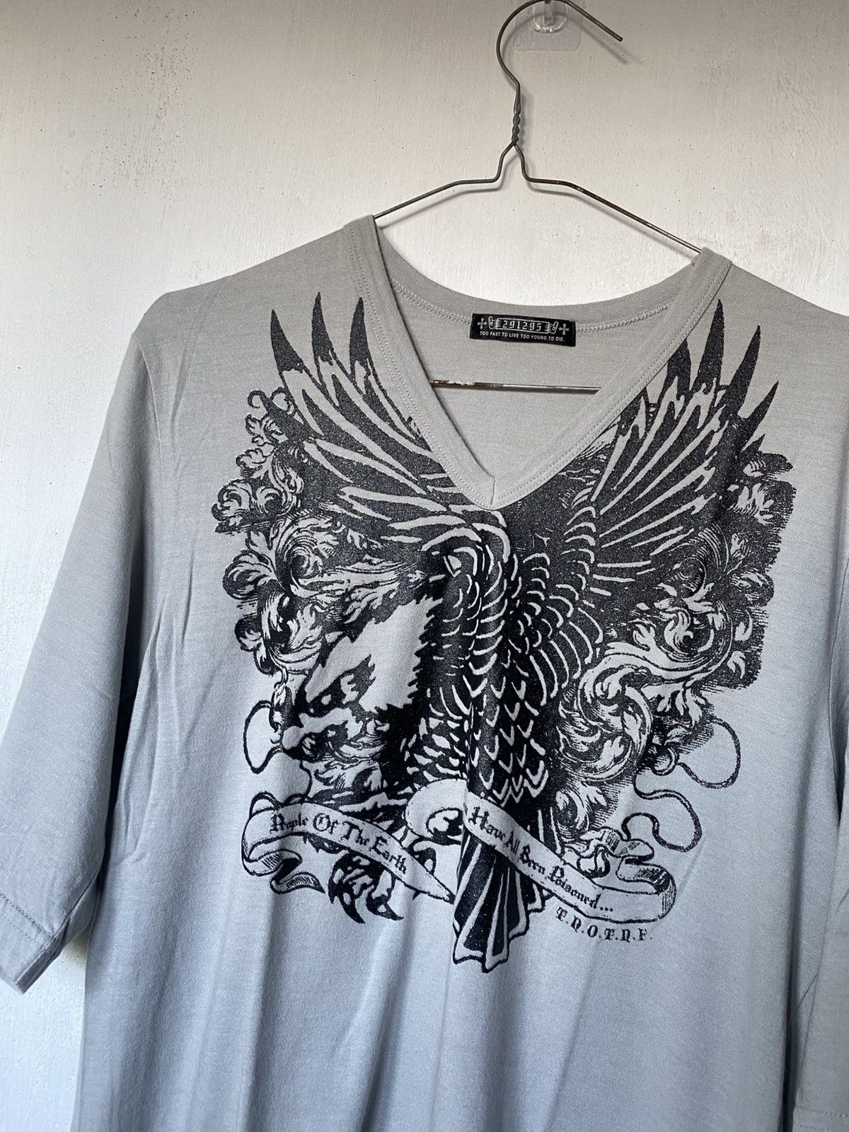 Beauty Beast × If Six Was Nine × Japanese Brand 291295 Poem Grunge Tshirt Size US M / EU 48-50 / 2 - 2 Thumbnail