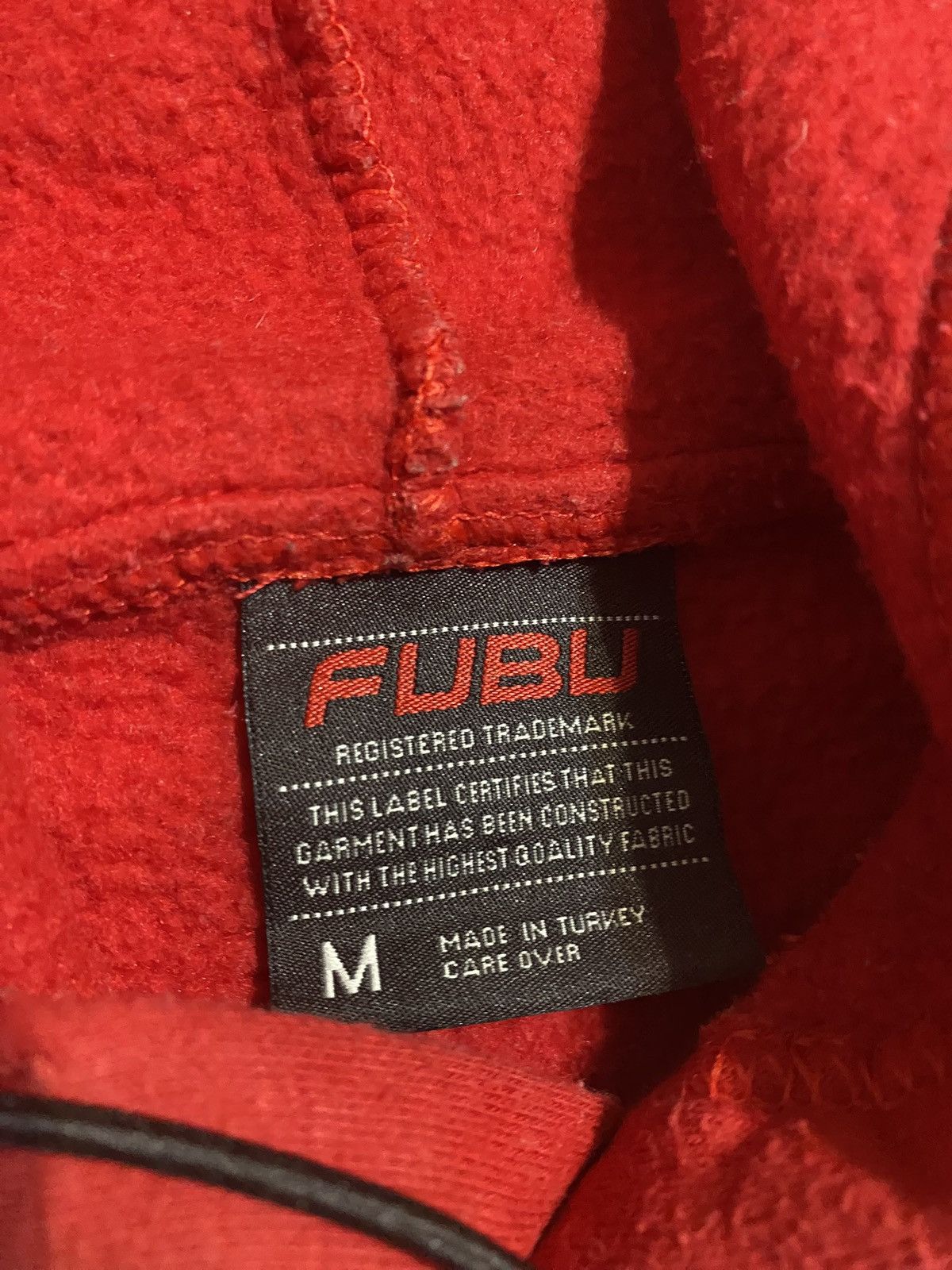 Fubu × Vintage Vintage Fubu Red Hoodie Women’s M Size M / US 6-8 / IT 42-44 - 7 Thumbnail