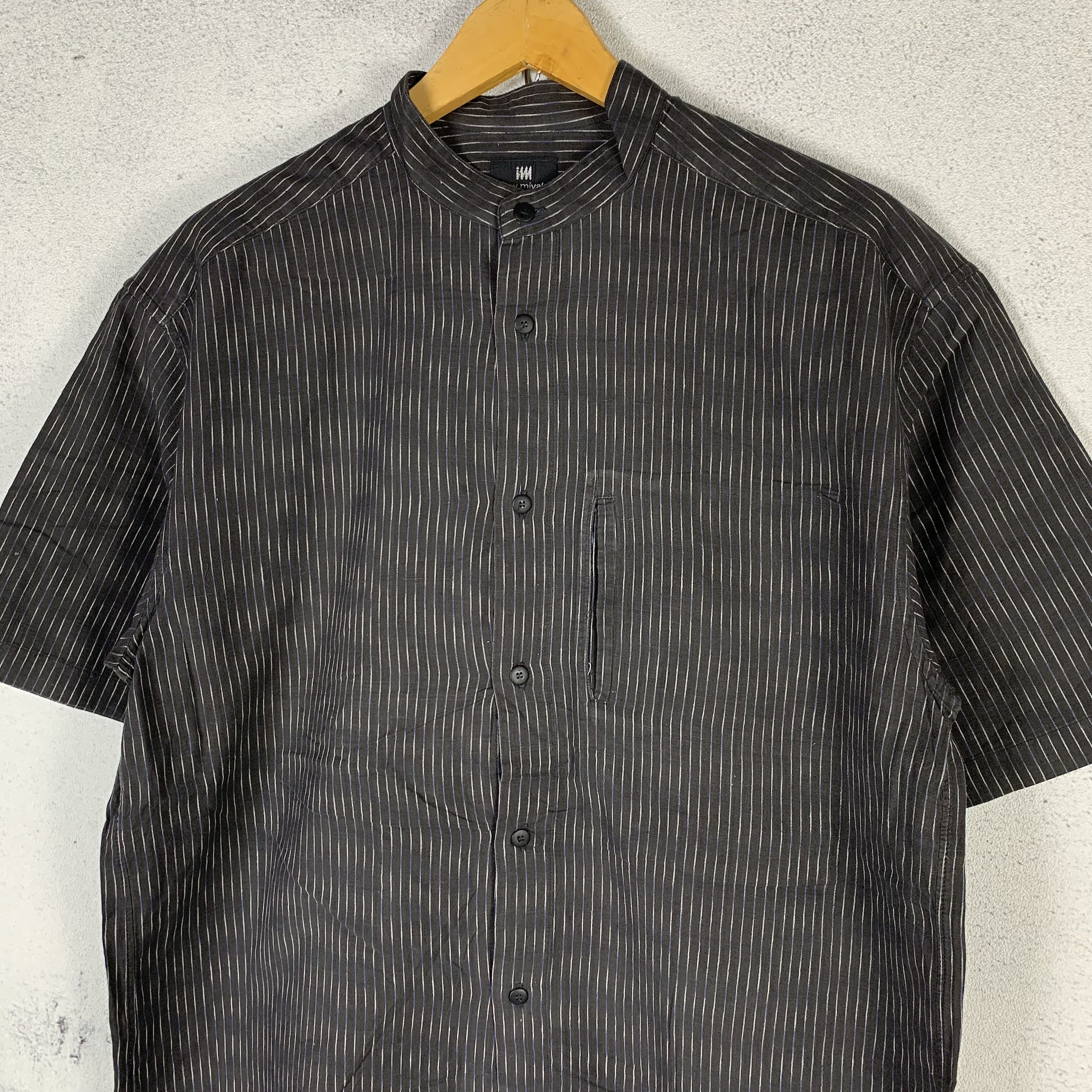 Issey Miyake Issey Miyake Striped Shanghai Shirt Size US M / EU 48-50 / 2 - 3 Thumbnail