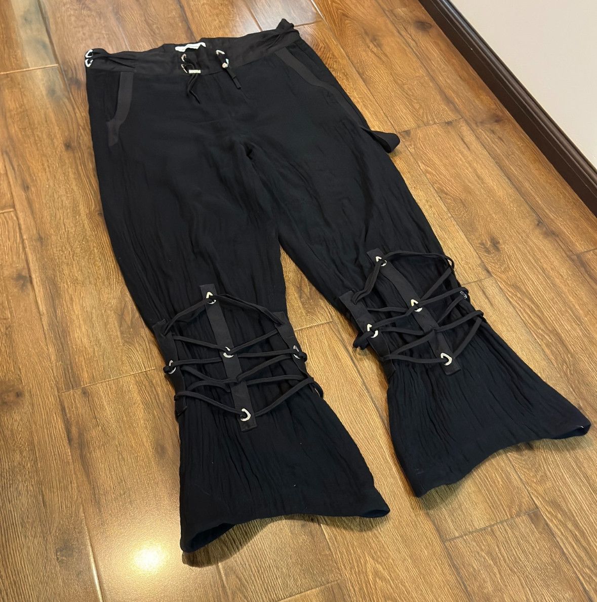 Kiko Kostadinov Kiko Kostadinov 21fw Frederick Cord Strappy Pants Size US 34 / EU 50 - 3 Thumbnail