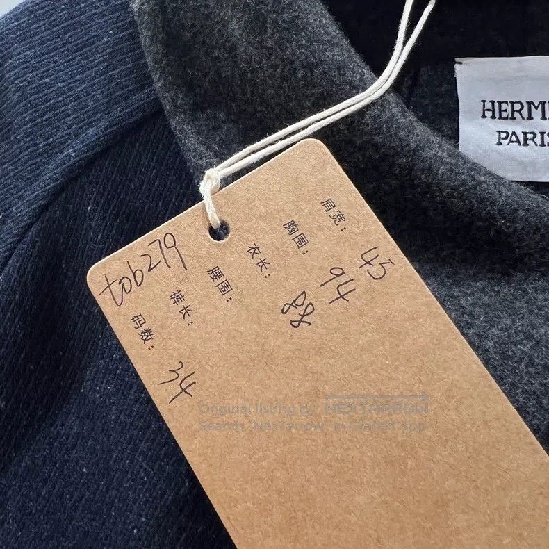Hermes Hermes Color Block Heavy Duty Zip-up Long Coat Jacket Size XXS / US 00 / IT 34 - 5 Thumbnail