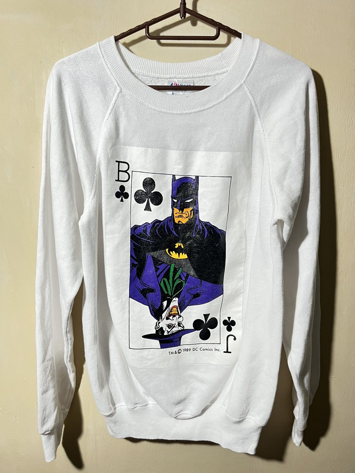 Warner Bros Vintage Batman And Joker 1989 Sweater Size US M / EU 48-50 / 2 - 1 Thumbnail
