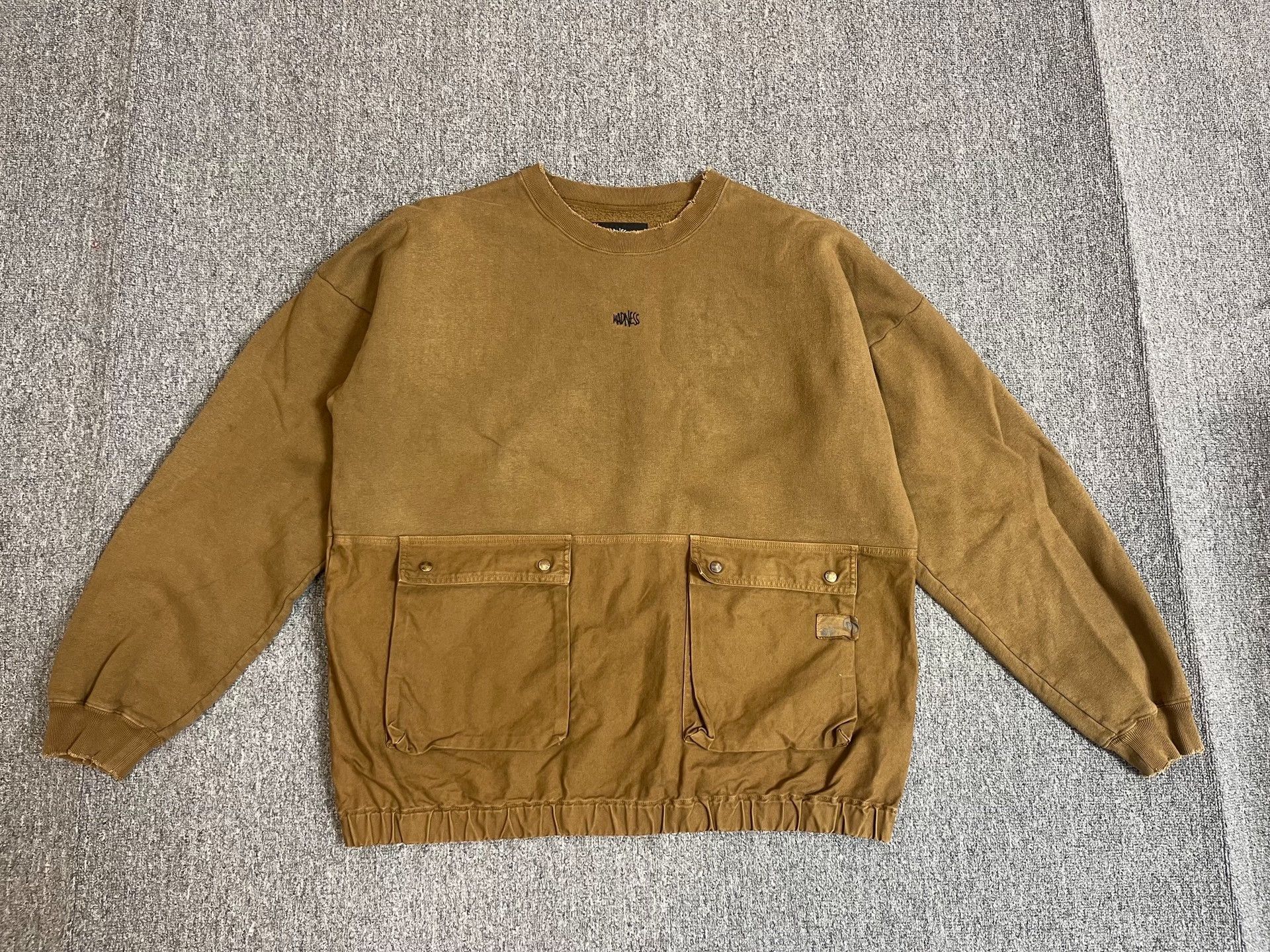 Madness MADNESS Contrast Dual Pocket Sweater Size US L / EU 52-54 / 3 - 1 Thumbnail