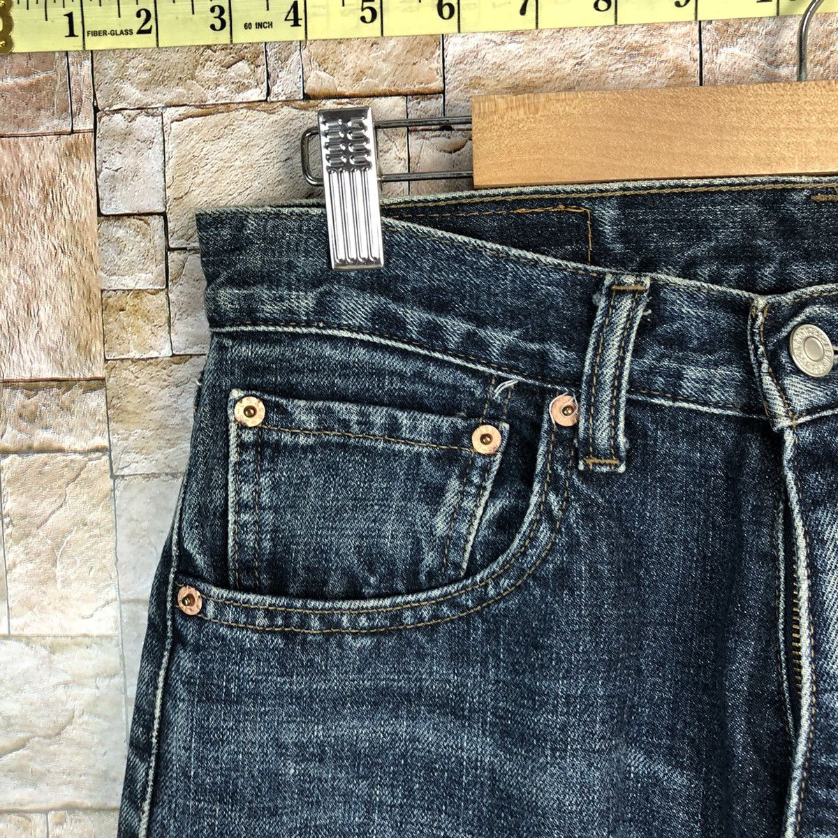 Levi's 534 Levis Blue Denim jeans Pants #7570 Size US 28 / EU 44 - 8 Thumbnail