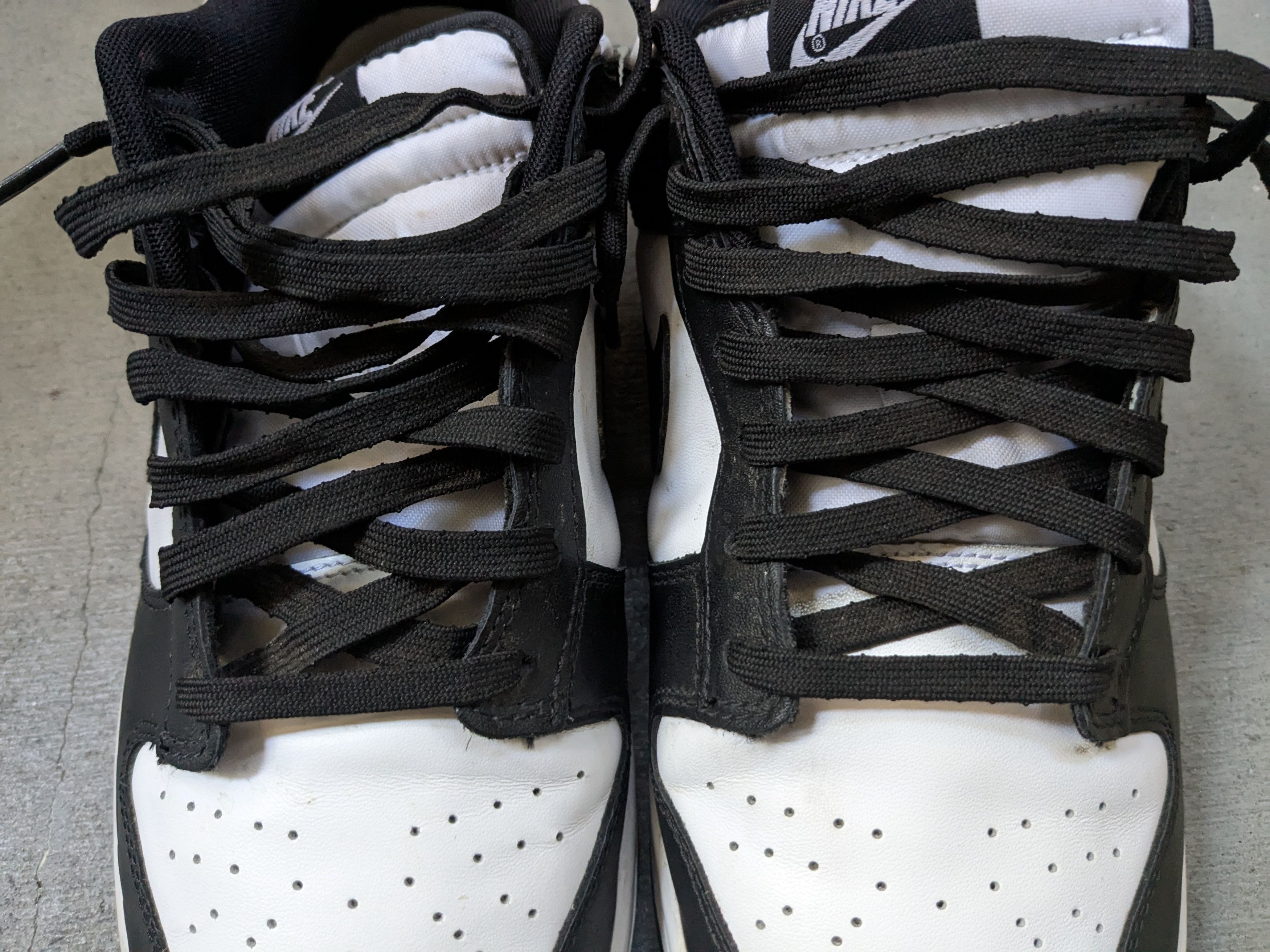 Nike Nike Dunk Low Retro Panda 11.5 White Black DD1391-100 Size US 11.5 / EU 44-45 - 3 Thumbnail