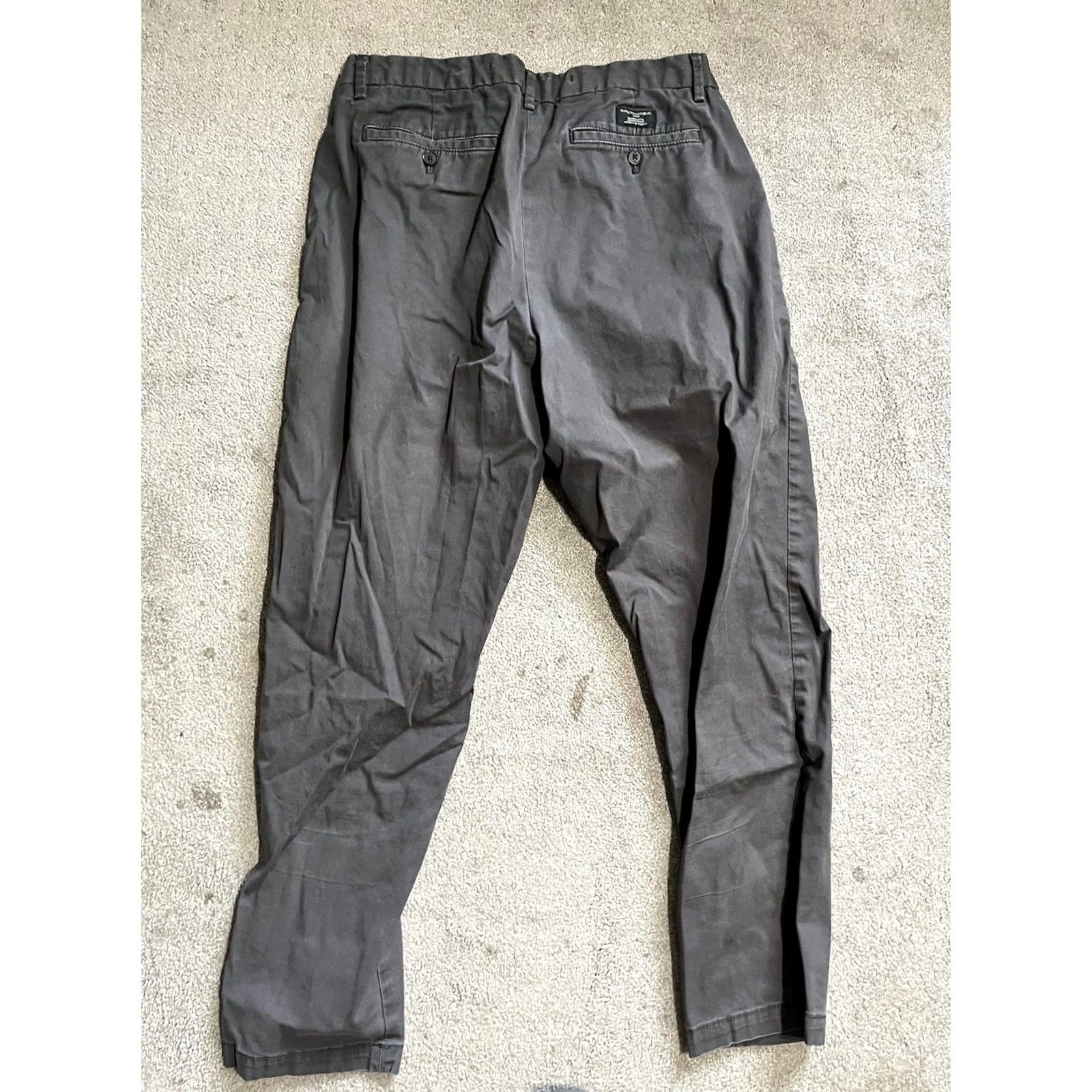 Banana Republic Banana Republic Men's Lived In Chino Athletic Fit Pants Gray 34x32 Slim Inseam 32 Adult Regular Shirt? Size US 34 / EU 50 - 2 Thumbnail