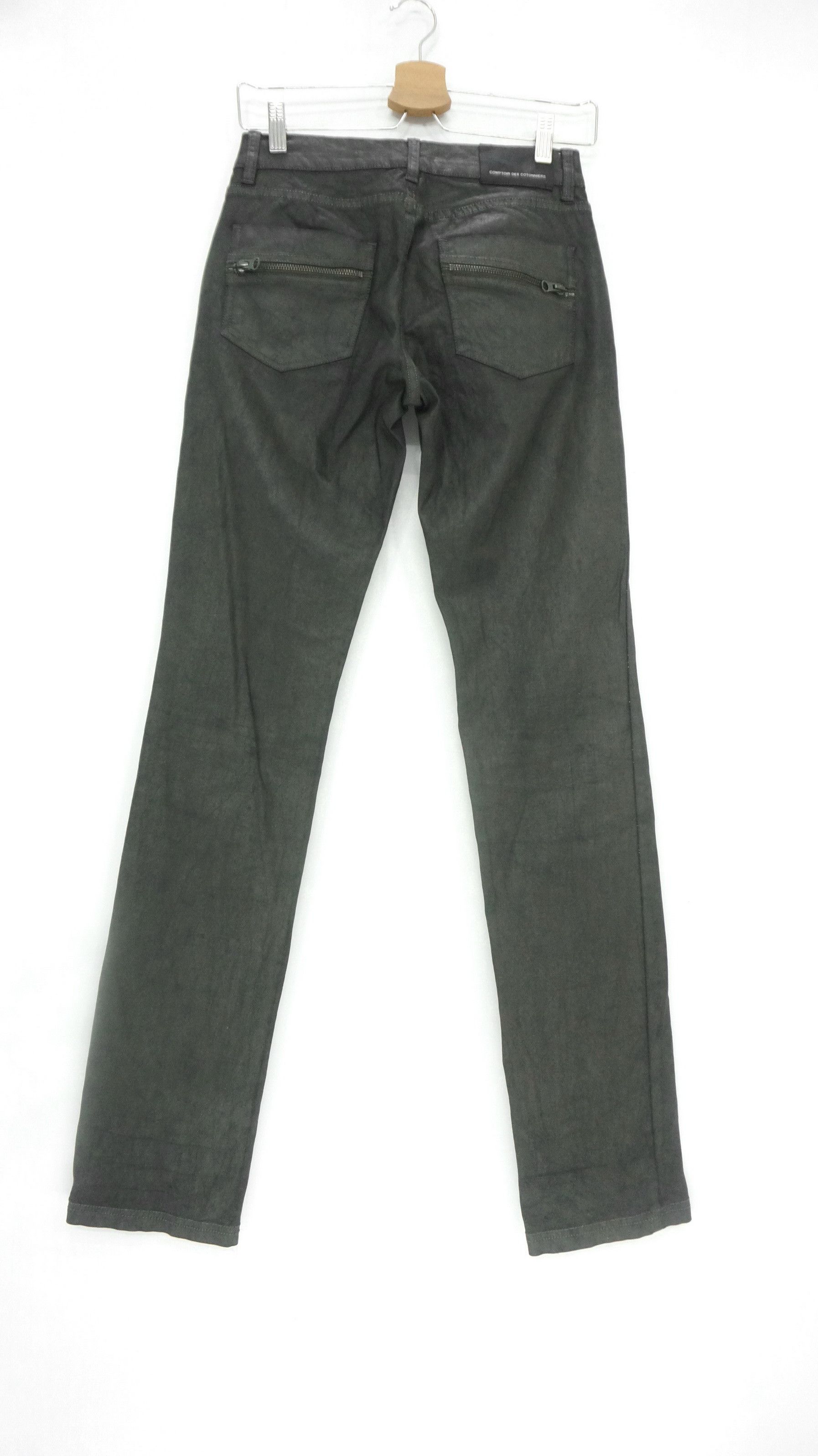Designer 🔥 Comptoir Des Cotonniers Women's Semi wax pants Size 26" / US 2 / IT 38 - 1 Thumbnail