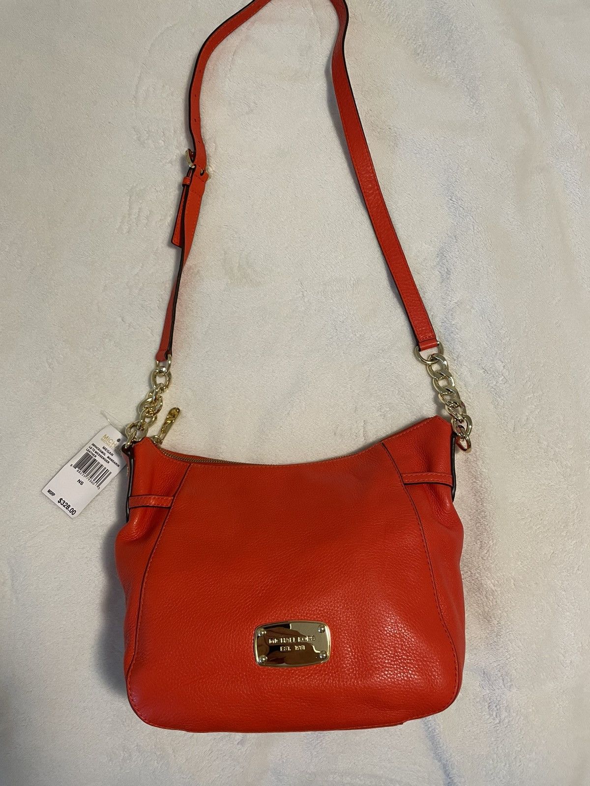 Michael Kors MEGAN Mandarin Lg Messenger Bag