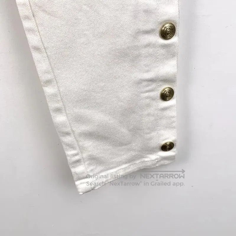 Chanel Chanel White Cotton Casual Pants for Women . Size 23" - 4 Thumbnail