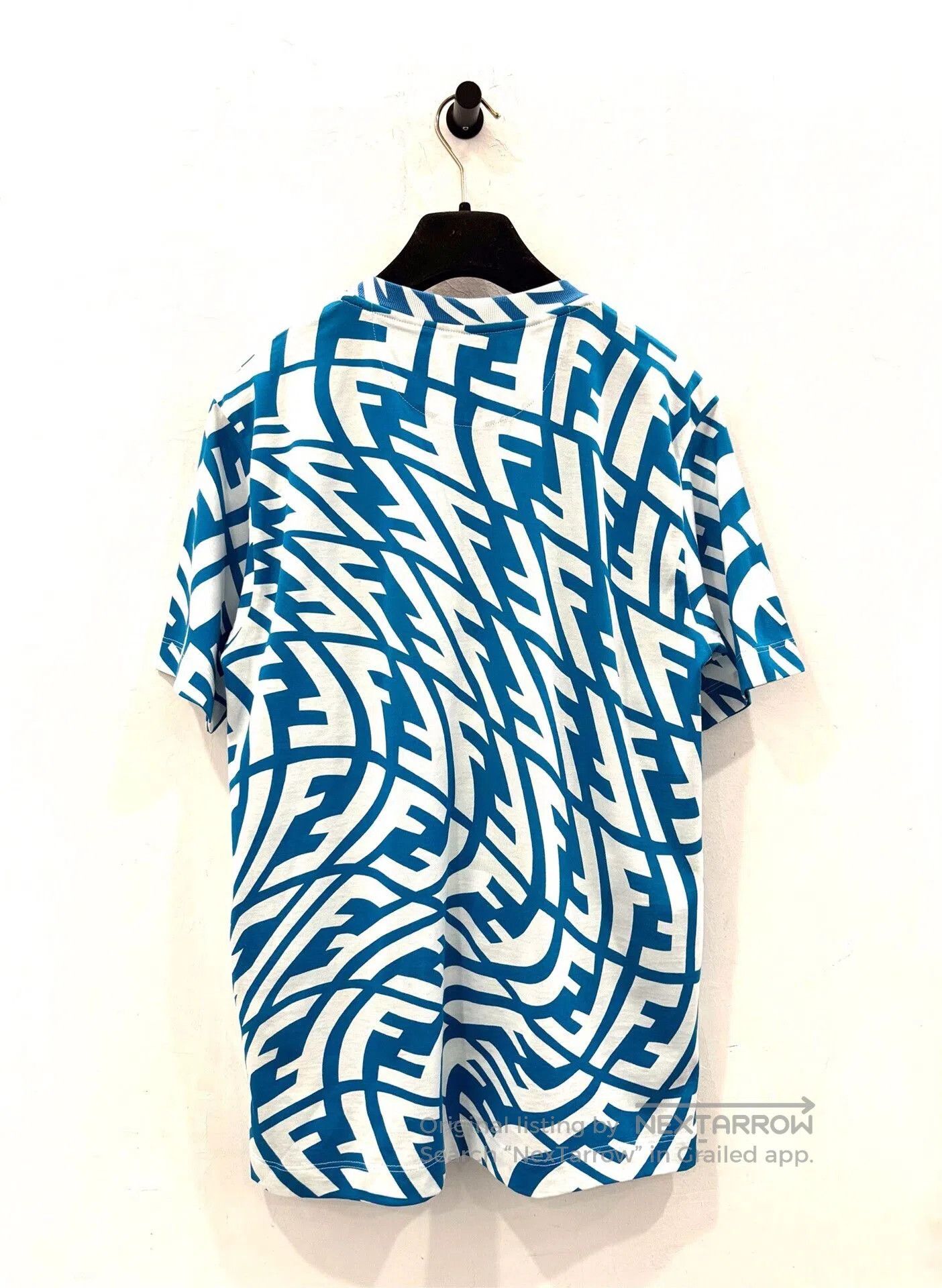 Fendi Fendi Women's Blue White Logo Short. Size M / US 6-8 / IT 42-44 - 3 Thumbnail