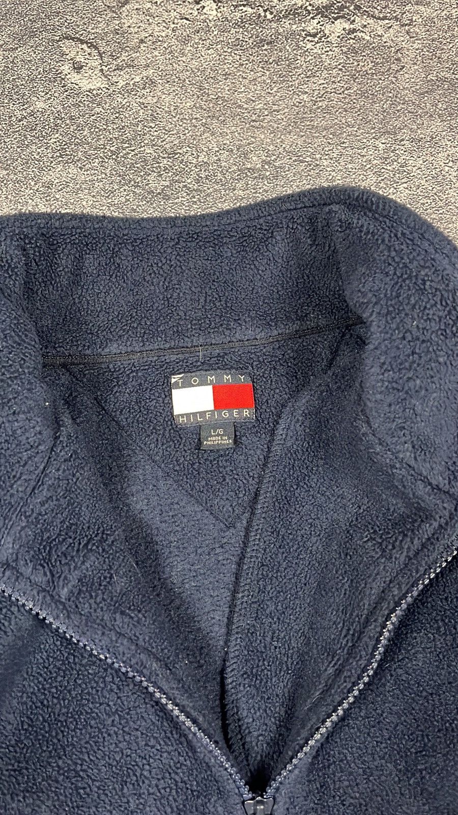 Tommy Hilfiger × Vintage Vintage Tommy Hilfiger Fleece Classic Oversized Size US L / EU 52-54 / 3 - 7 Thumbnail