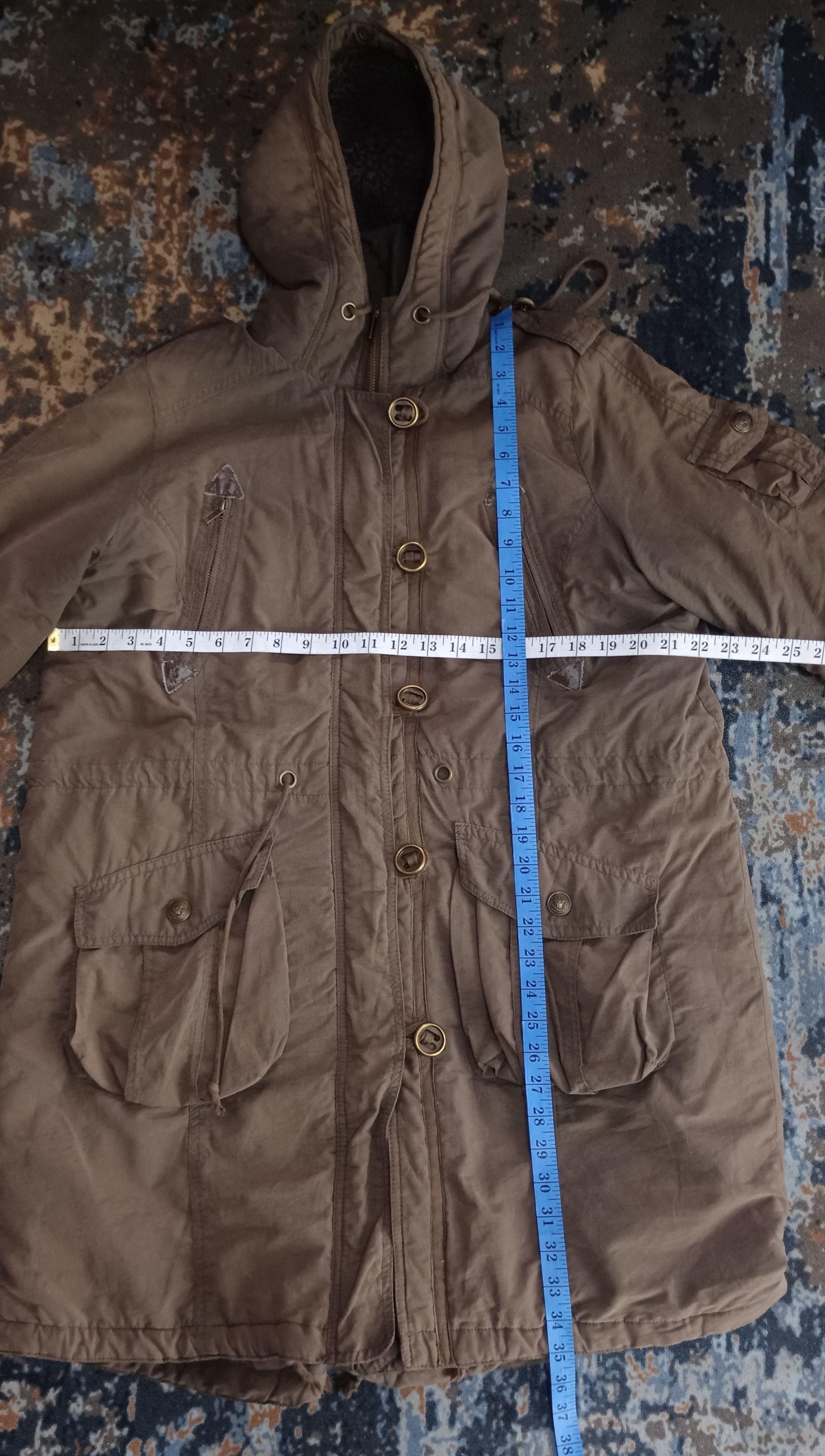 If Six Was Nine × Japanese Brand × Le Grande Bleu (L.G.B.) 🇯🇵Sorridere Military"Sixty Five Spirit" Parka Multi Pocket Size US L / EU 52-54 / 3 - 20 Thumbnail