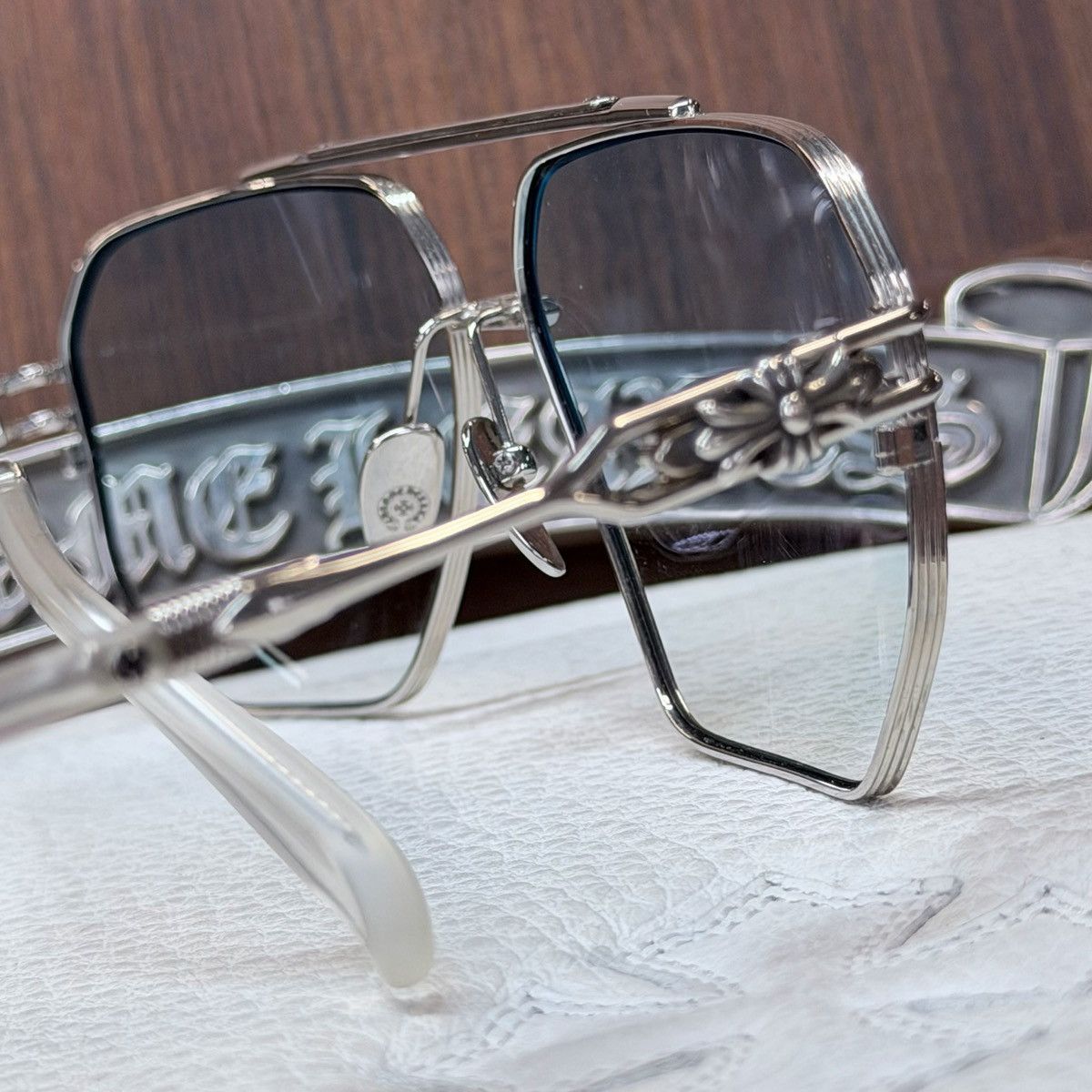 Chrome Hearts Chrome Hearts RIPPING 1/1 Sunglasses Size ONE SIZE - 9 Thumbnail
