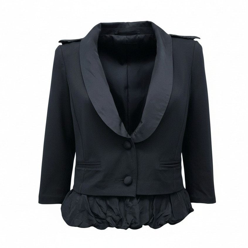 Juicy Couture Juicy Couture Blazer Jacket Bubble Hem Military Epaulets S Size S / US 4 / IT 40 - 3 Thumbnail