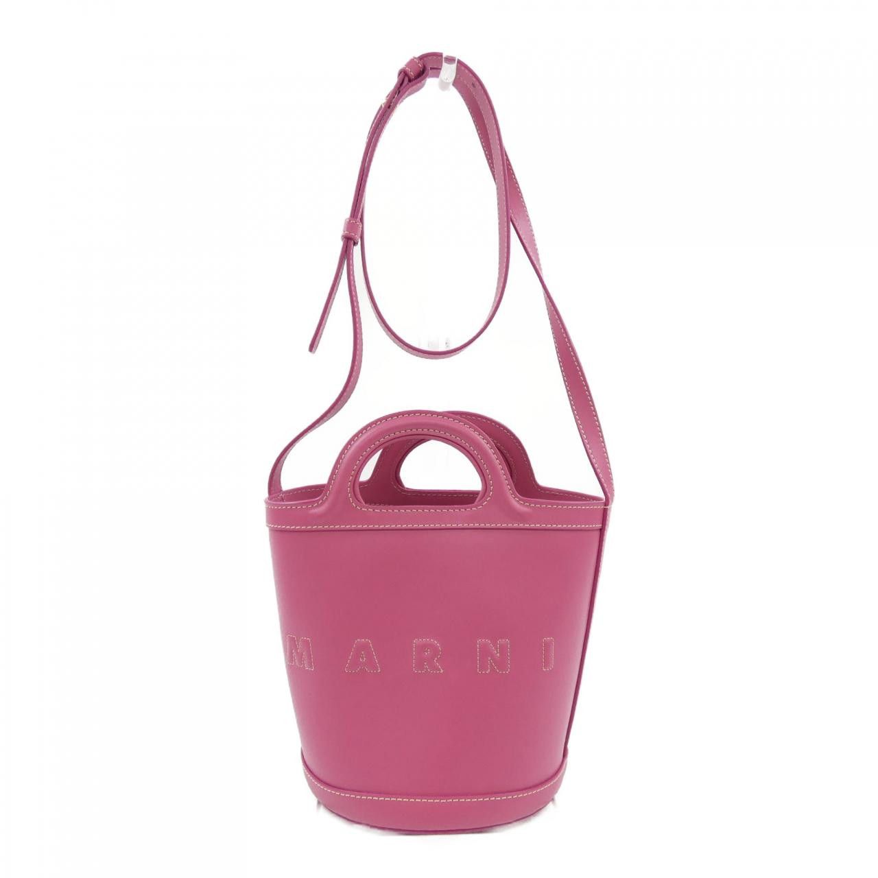 Marni Marni Marni SCMP0056U0 LV589 Calf Leather Bag Leather Handbag SCMP0056U0 DUTY FREE for USA Size ONE SIZE - 1 Thumbnail