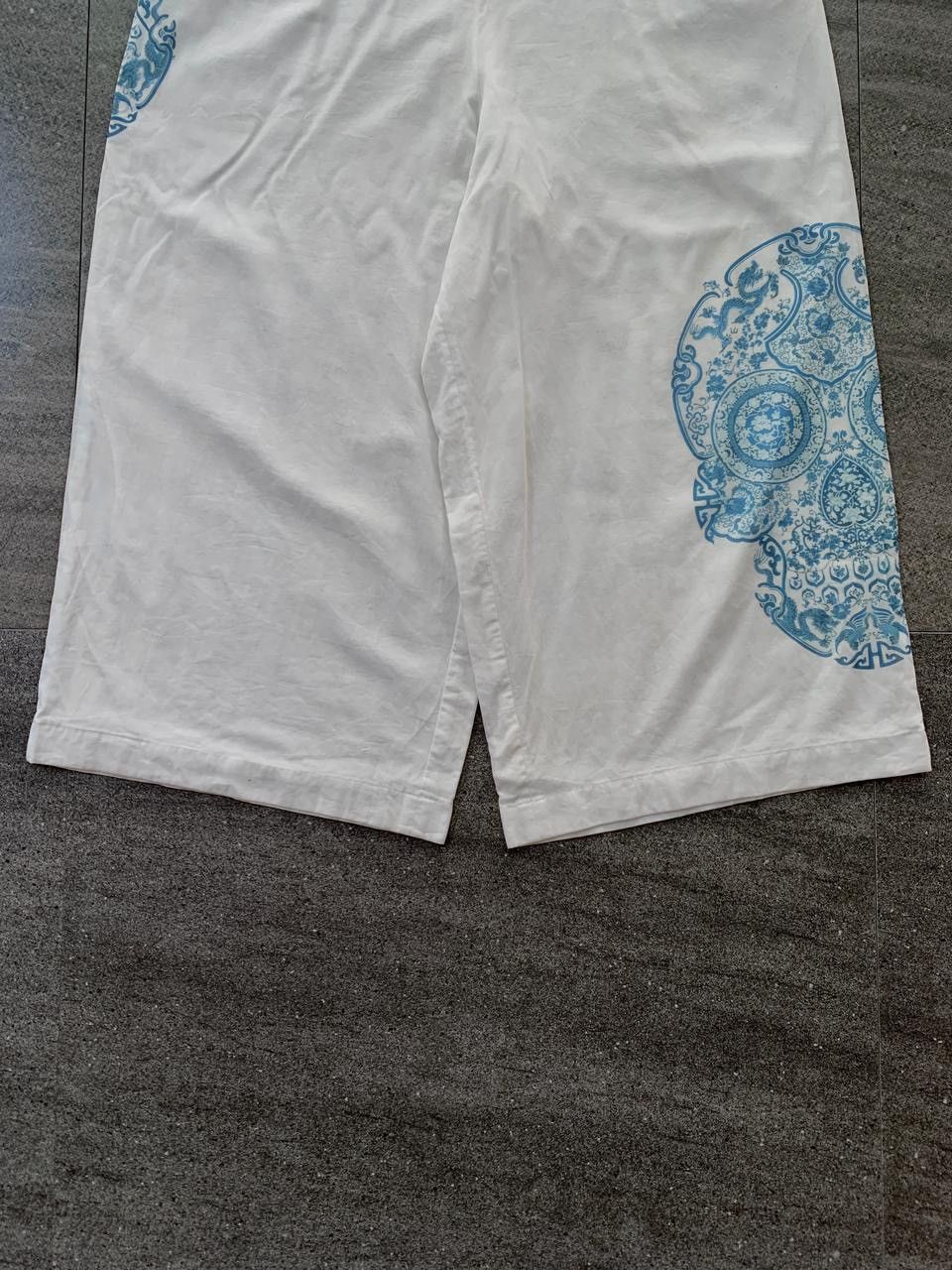 Junya Watanabe FREE TAX! Skull Graphic Relaxed/Easy Pants Size US 31 - 5 Thumbnail