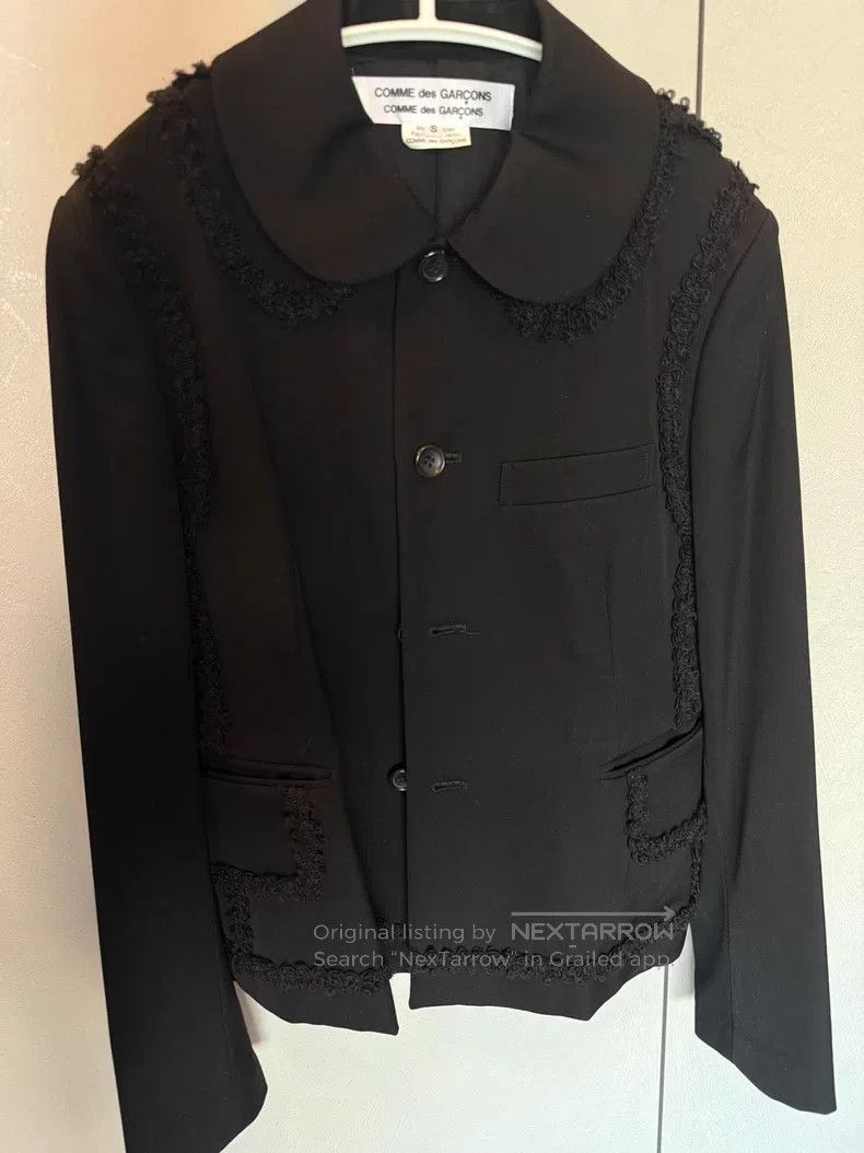 Comme Des Garcons Pure Wool Black Jacket