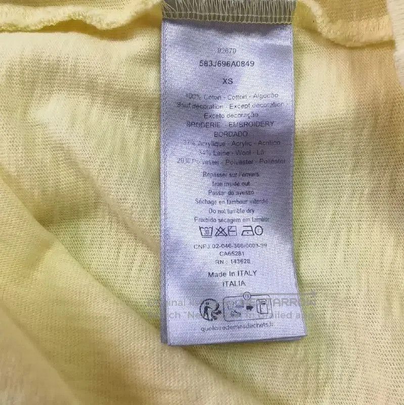 Dior Dior Yellow Cotton Men's T-Shirt . Size US XS / EU 42 / 0 - 4 Thumbnail