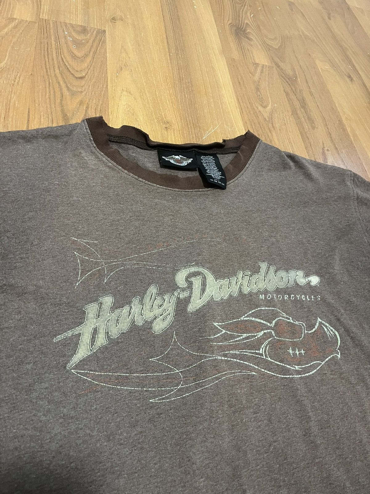 Harley Davidson Vintage Brown harley davidson tee Size US L / EU 52-54 / 3 - 1 Thumbnail