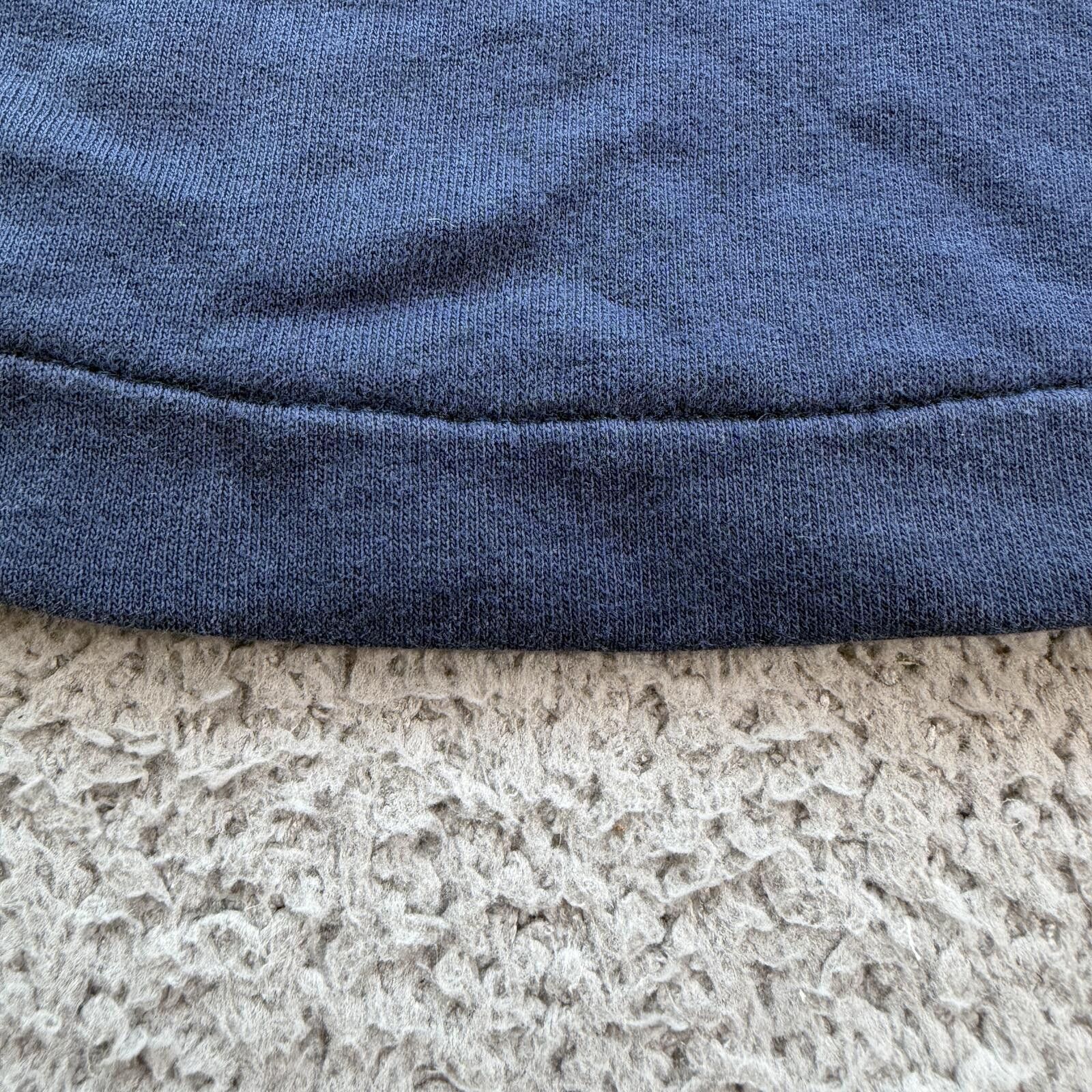 Reebok Vintage Y2K Reebok Center Logo Hoodie Navy Sweatshirt Size US L / EU 52-54 / 3 - 6 Thumbnail