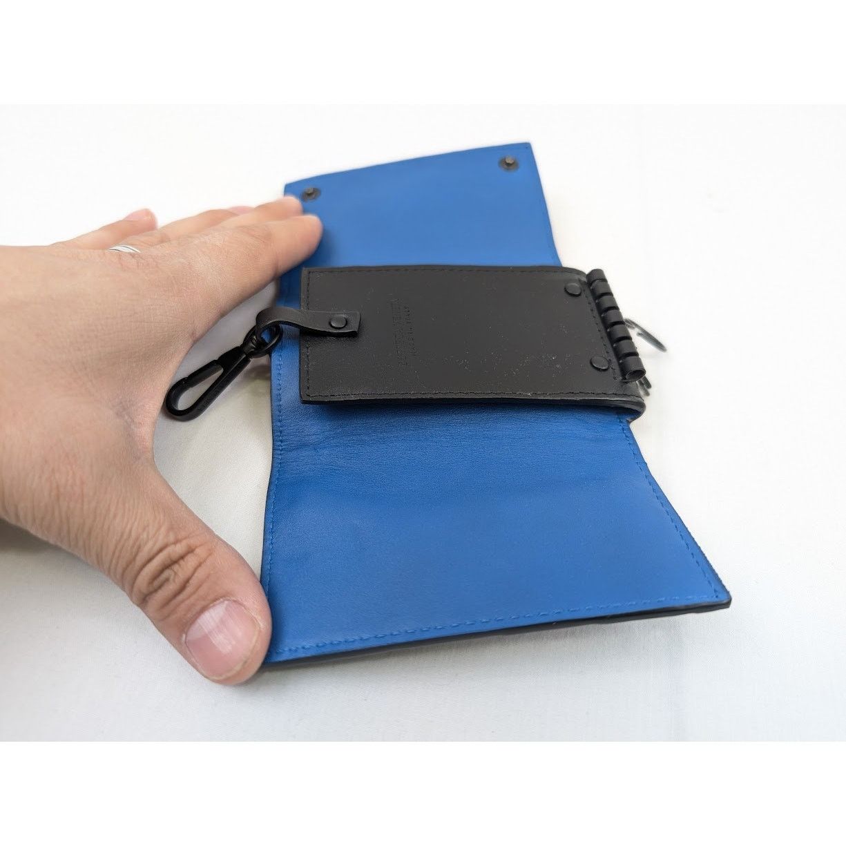 Bottega Veneta o1rshd1 Size: OS / Intreccio Light Calf Key Chain In Nero Size ONE SIZE - 13 Thumbnail