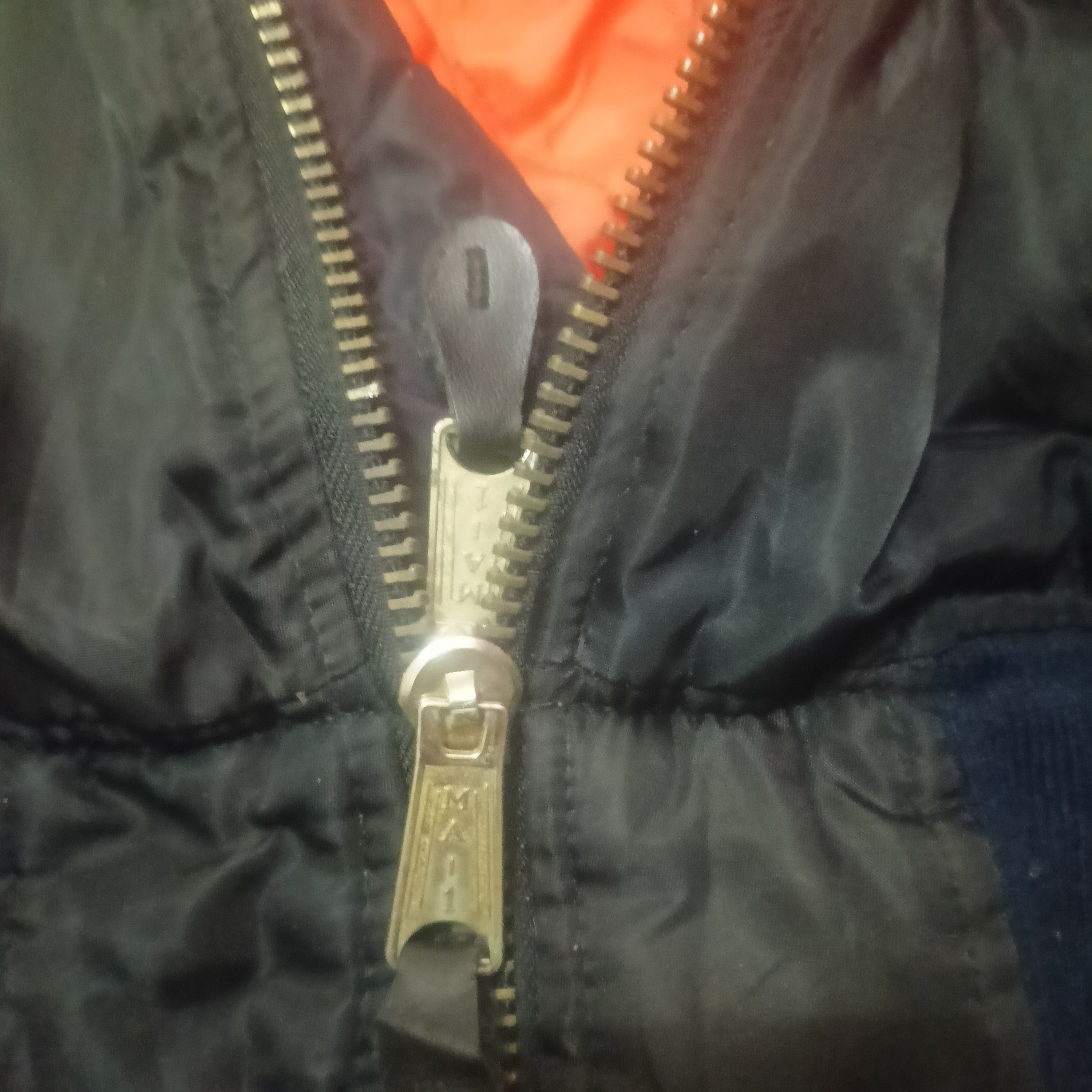 Vintage Rare!!! MA 1 tote bag custom modifications from jacket Size ONE SIZE - 3 Thumbnail