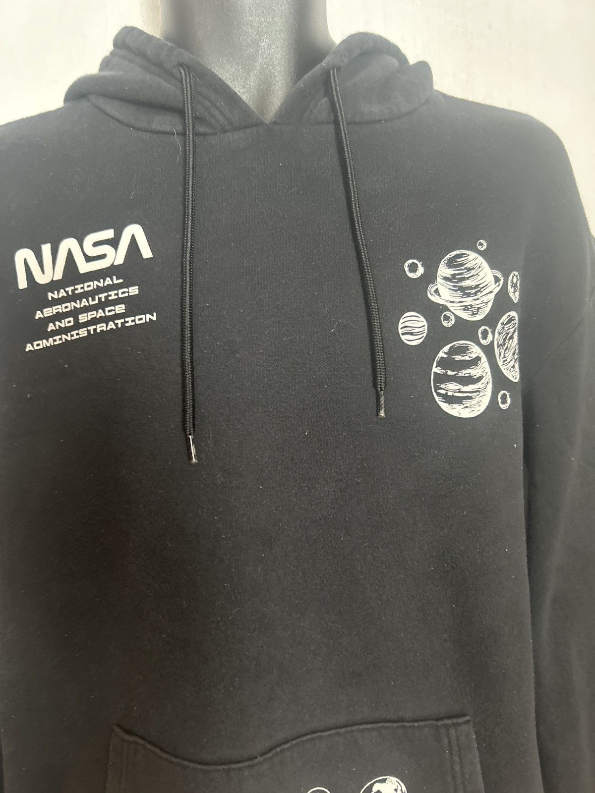 Other NASA Men’s Medium Hoodie – Black Space Shuttle Planets 0004 Size US M / EU 48-50 / 2 - 2 Thumbnail