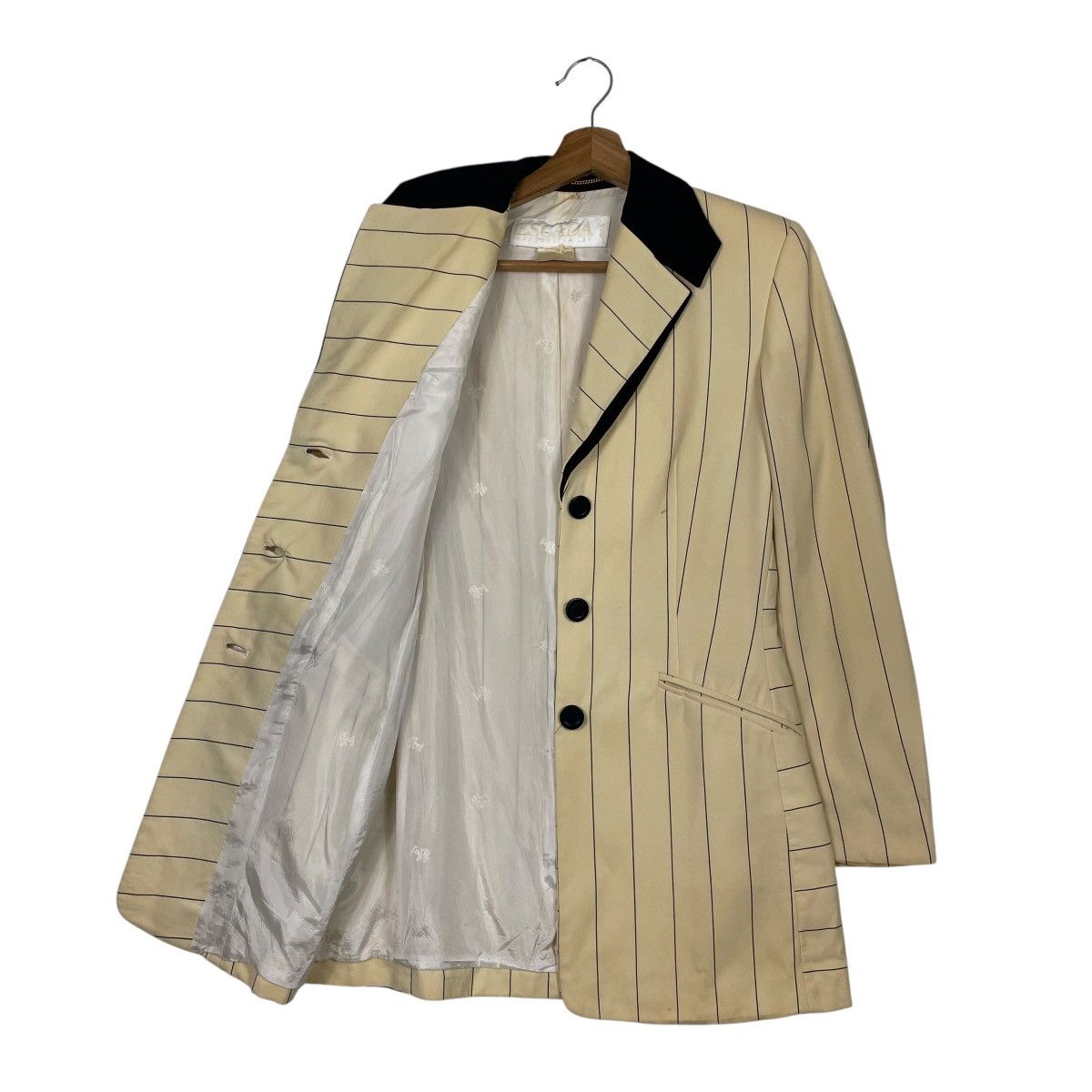 Escada Escada By Margaretha Ley Stripe Wool Jacket Size M / US 6-8 / IT 42-44 - 9 Thumbnail