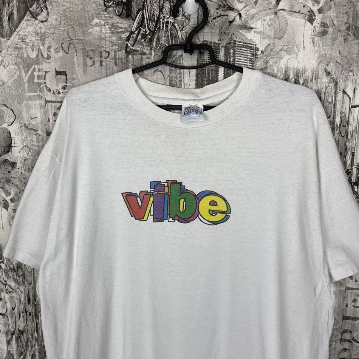 Vintage Vintage 90s Hanes Vibe Spiral Graphic T shirt Cannabis Size US XL / EU 56 / 4 - 3 Thumbnail