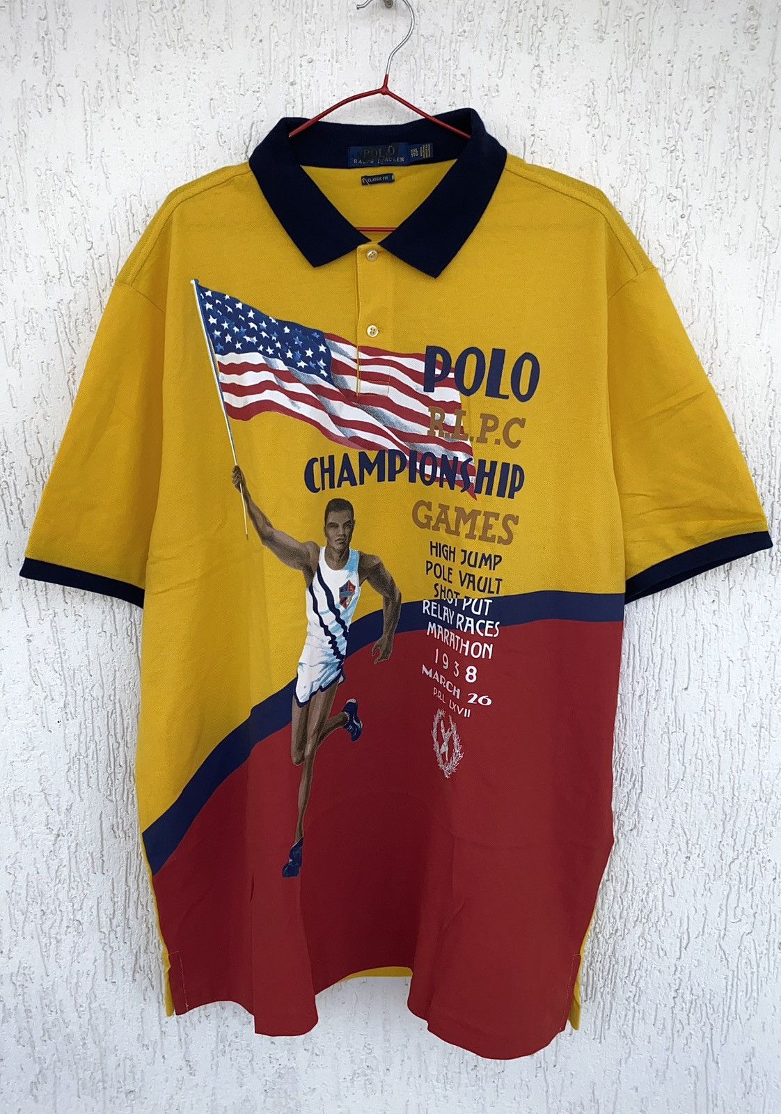 USA Olympics RARE POLO RLPC CHAMPIONSHIP GAMES 1938 limited Size US XXL / EU 58 / 5 - 1 Thumbnail