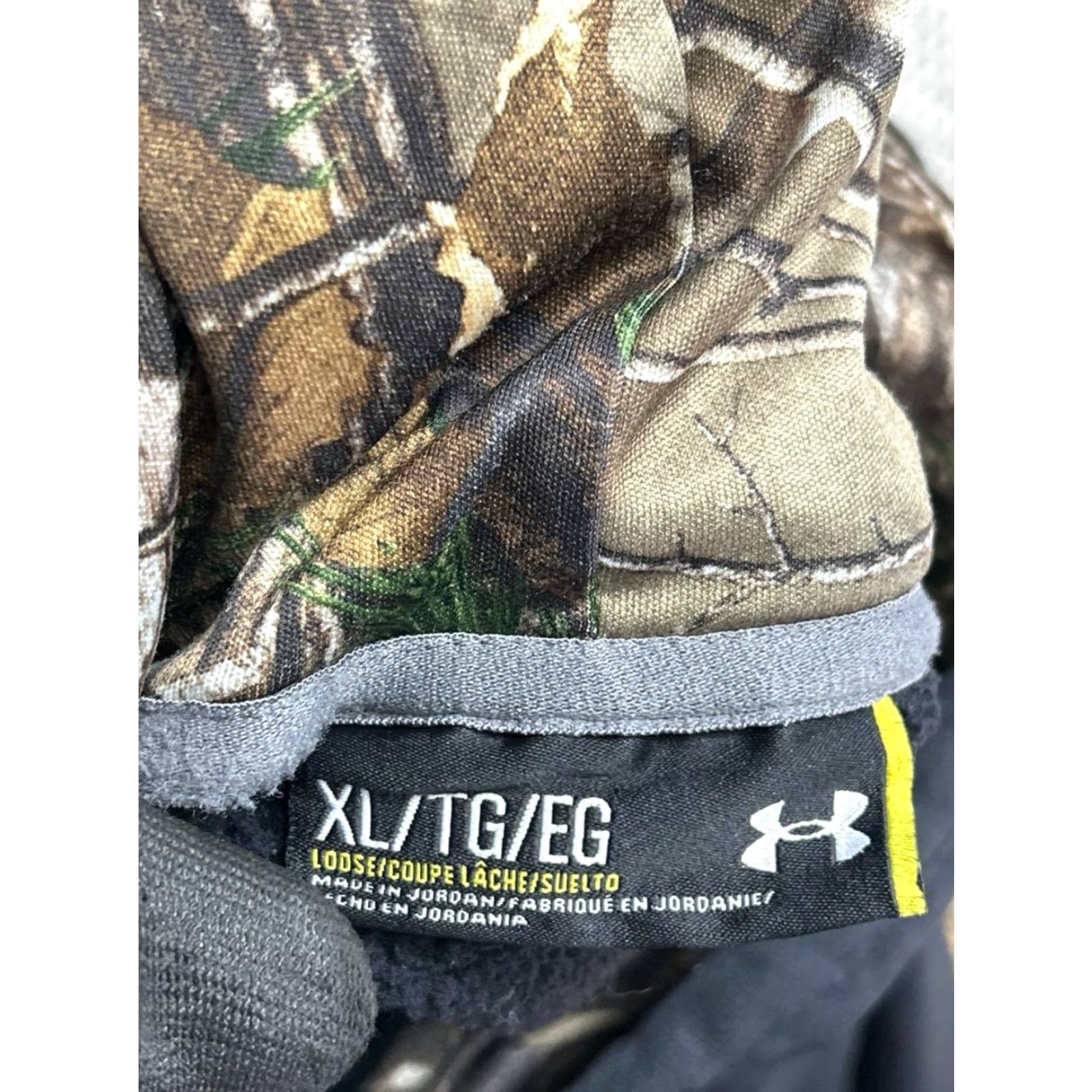 Under Armour Under Armour Icon Caliber Hoodie Mens XL Black Embroidered Logo Fleece Lined Size US XL / EU 56 / 4 - 7 Thumbnail