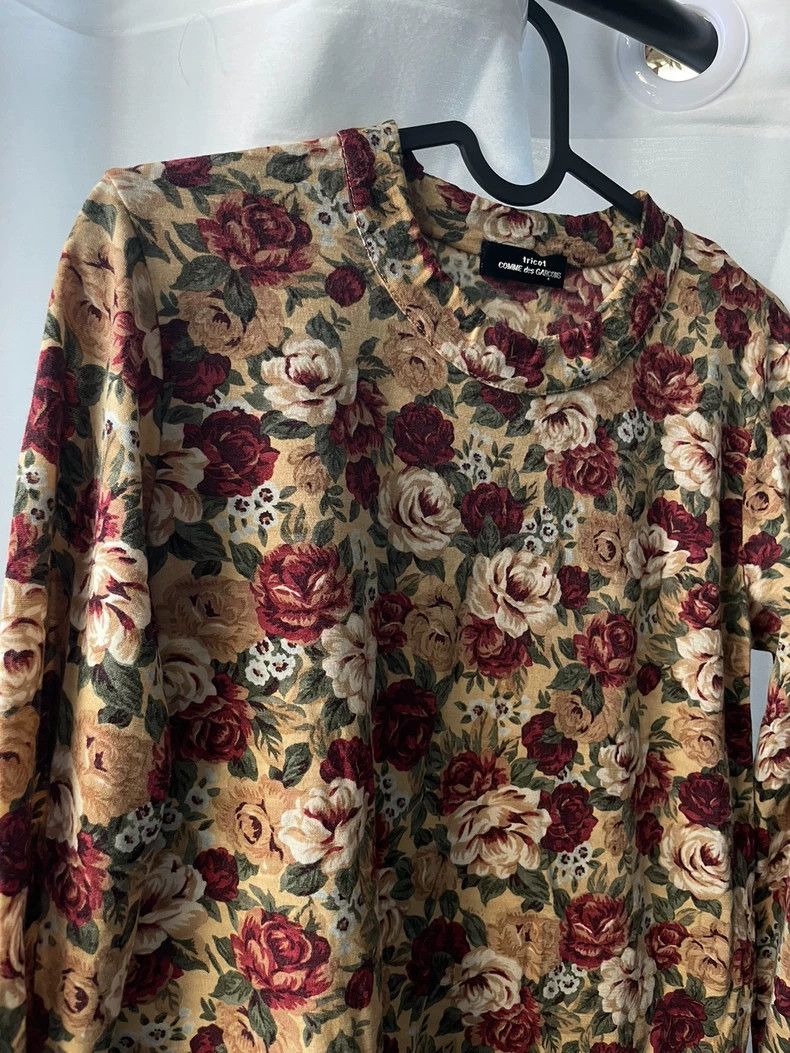 Comme des Garcons Comme Des Garcons Women's floral long-sleeve T-shirt Size M / US 6-8 / IT 42-44 - 2 Thumbnail
